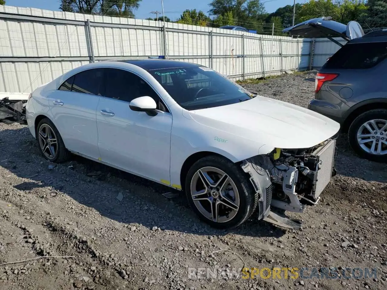 4 fotografías del automóvil dañado W1K5J4HB0PN333043 MERCEDES-BENZ CLA-CLASS 2023