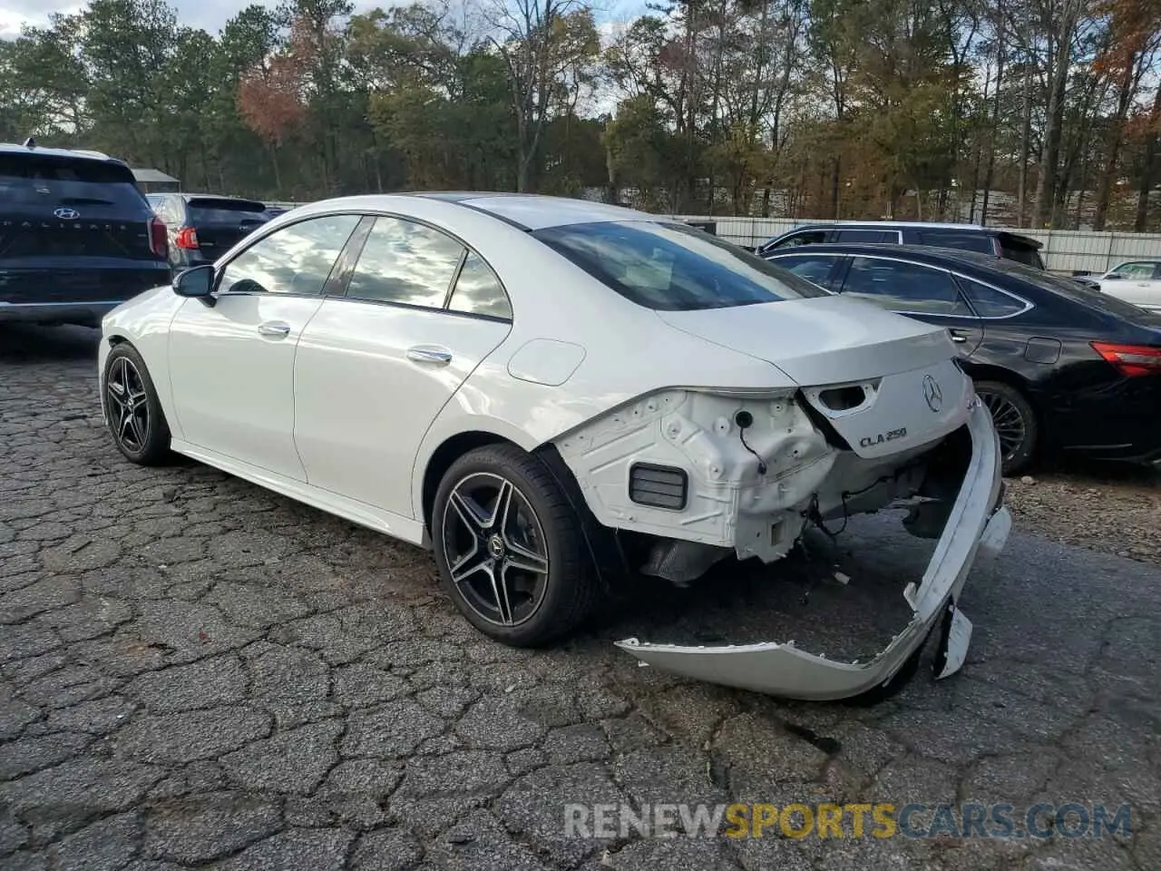 2 fotografías del automóvil dañado W1K5J4HB0PN337691 MERCEDES-BENZ CLA-CLASS 2023