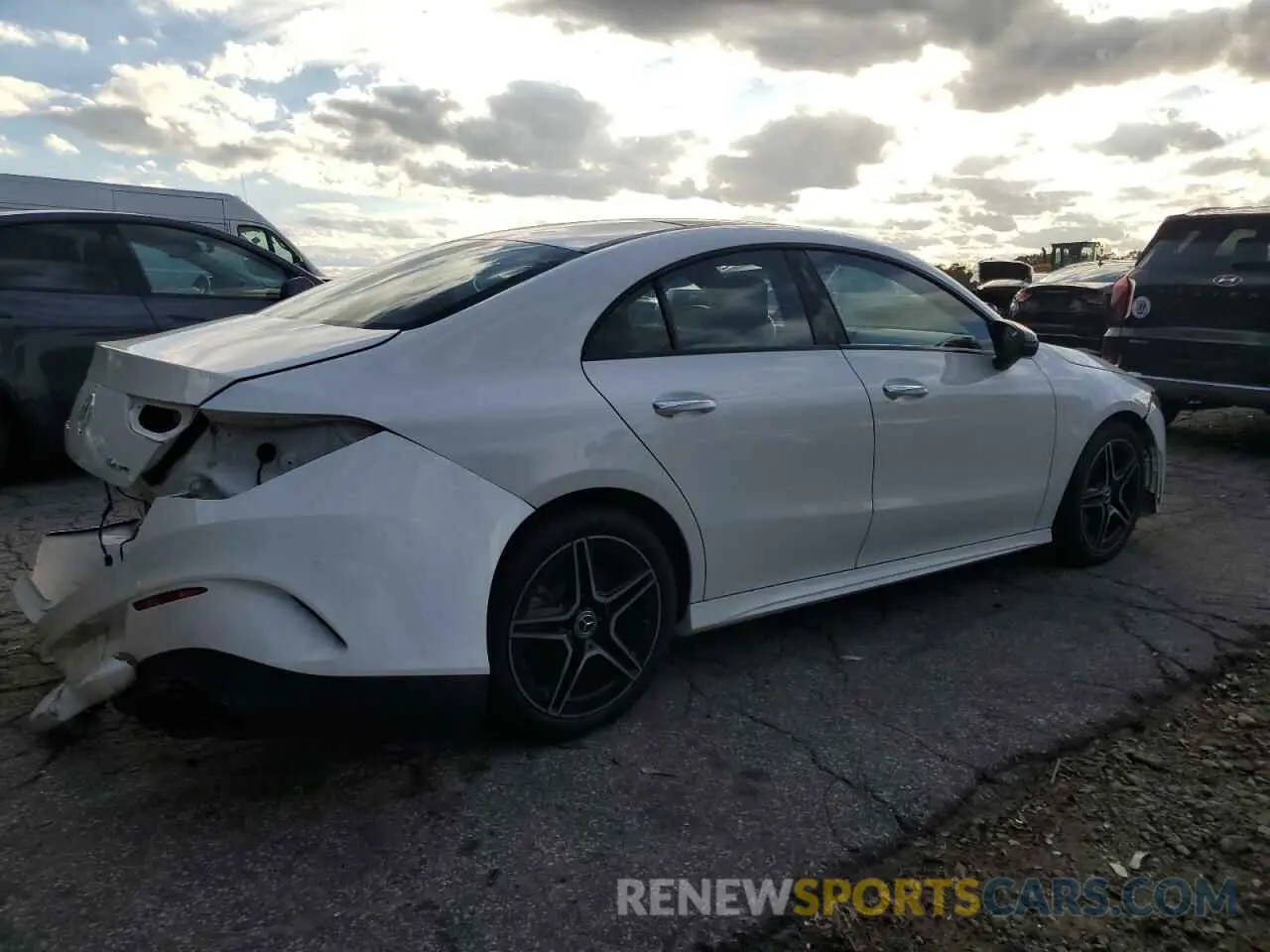3 fotografías del automóvil dañado W1K5J4HB0PN337691 MERCEDES-BENZ CLA-CLASS 2023