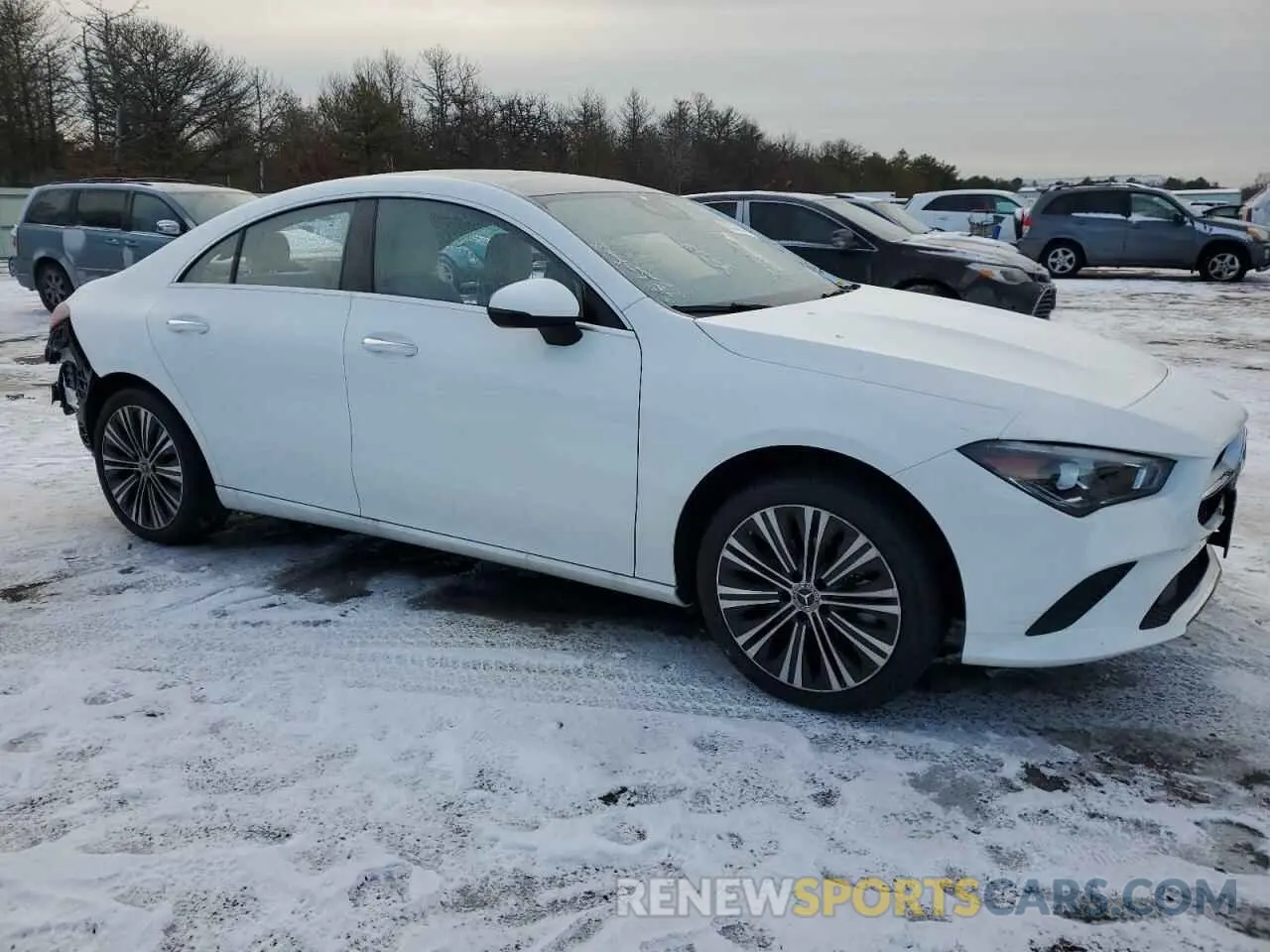 4 fotografías del automóvil dañado W1K5J4HB0PN405178 MERCEDES-BENZ CLA-CLASS 2023