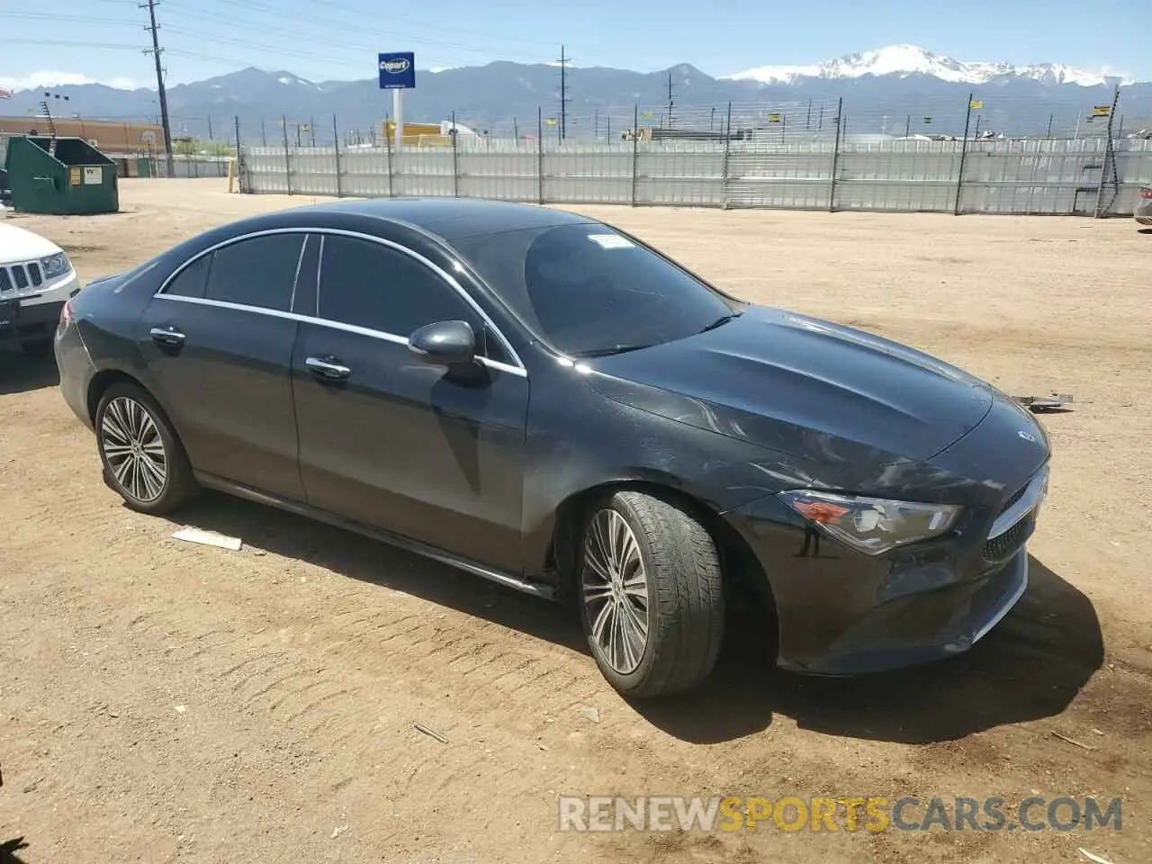 4 fotografías del automóvil dañado W1K5J4HB3PN401156 MERCEDES-BENZ CLA-CLASS 2023