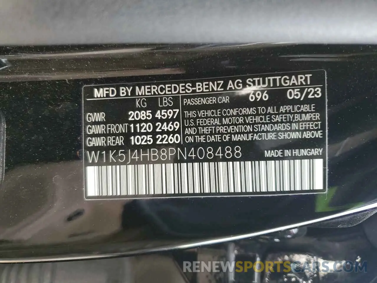 12 fotografías del automóvil dañado W1K5J4HB8PN408488 MERCEDES-BENZ CLA-CLASS 2023
