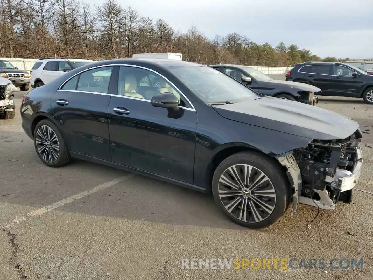 4 fotografías del automóvil dañado W1K5J4HB8PN408488 MERCEDES-BENZ CLA-CLASS 2023