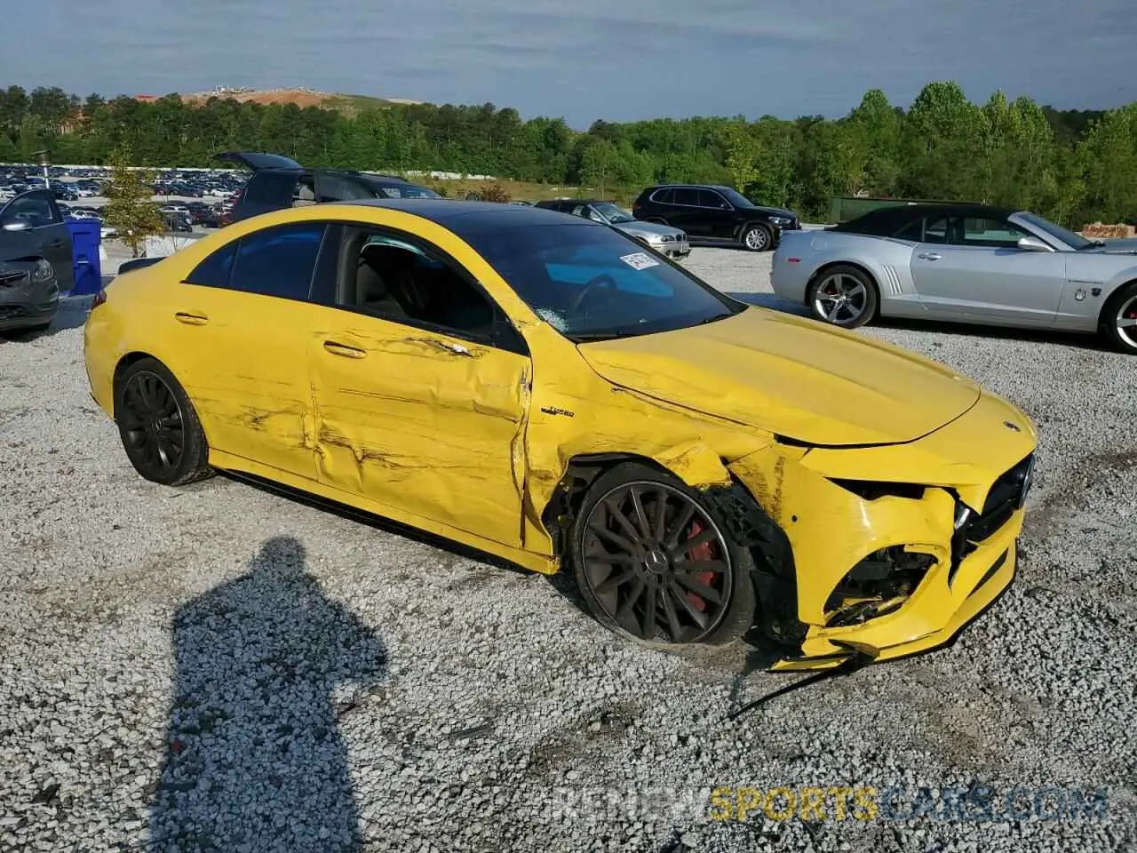 4 fotografías del automóvil dañado W1K5J5BB7PN375255 MERCEDES-BENZ CLA-CLASS 2023