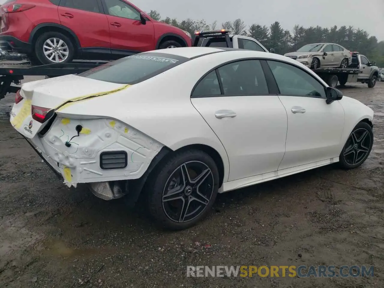 3 fotografías del automóvil dañado W1K5J4HB5RN454928 MERCEDES-BENZ CLA-CLASS 2024