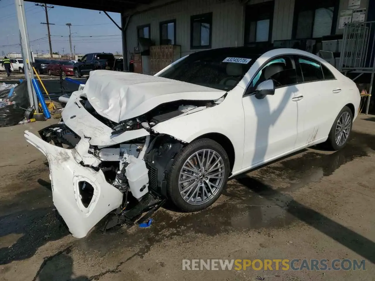 1 fotografías del automóvil dañado W1K5J4GB2SN527146 MERCEDES-BENZ CLA-CLASS 2025