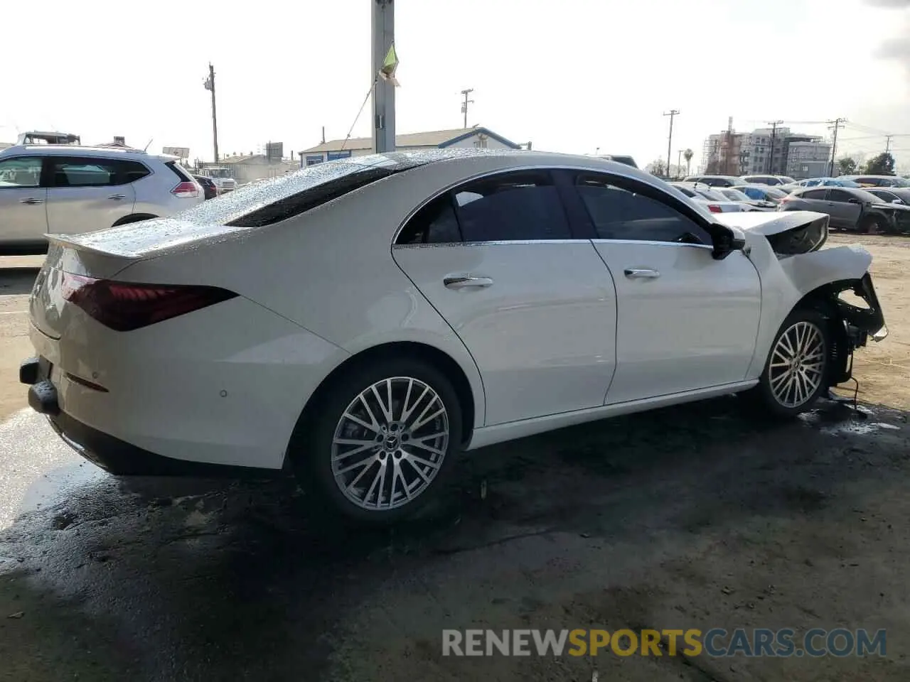 3 fotografías del automóvil dañado W1K5J4GB2SN527146 MERCEDES-BENZ CLA-CLASS 2025