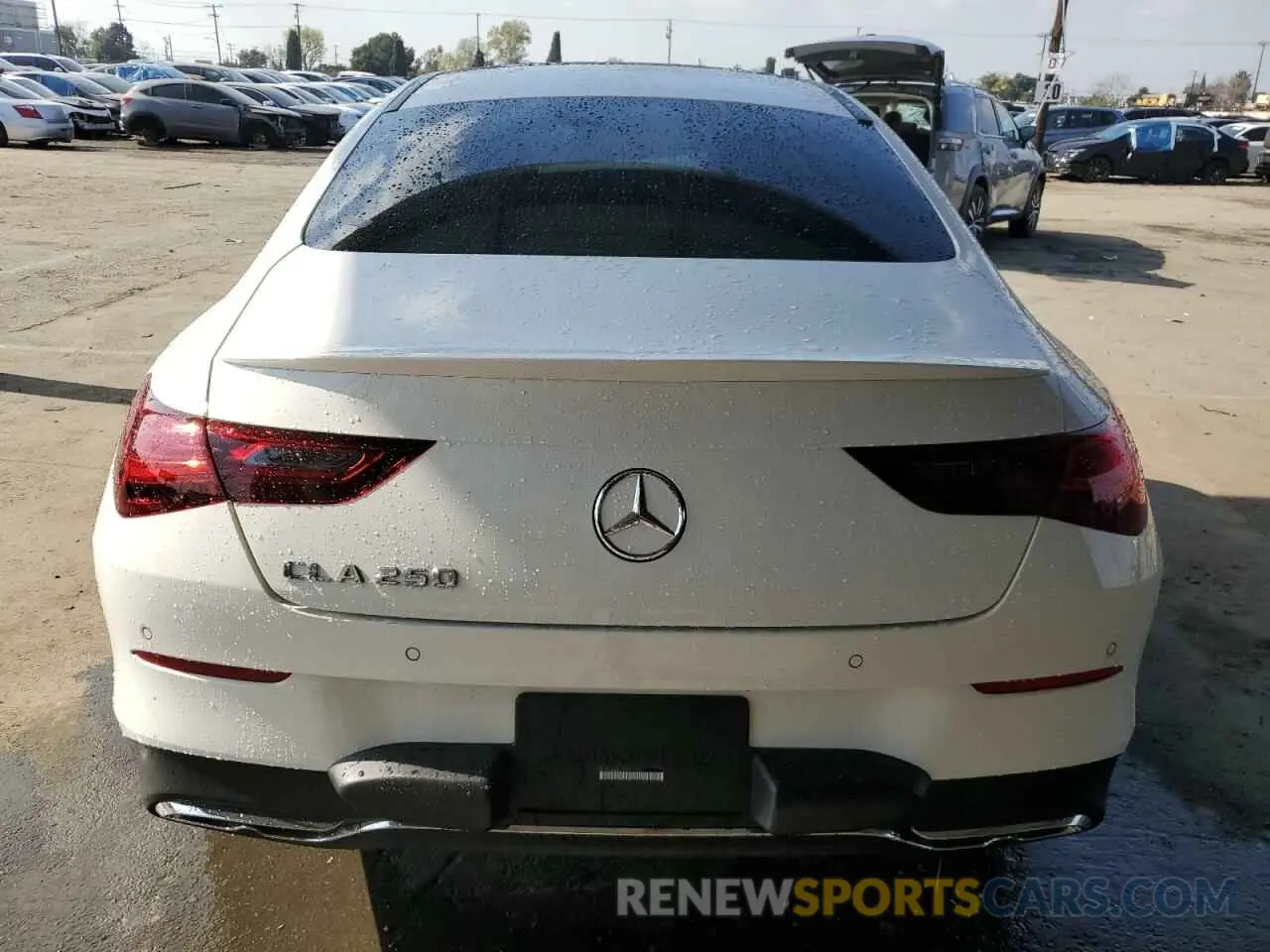 6 fotografías del automóvil dañado W1K5J4GB2SN527146 MERCEDES-BENZ CLA-CLASS 2025