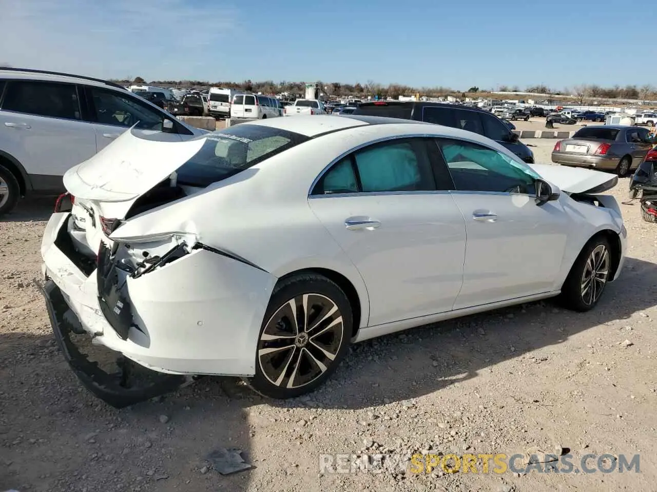 3 fotografías del automóvil dañado W1K5J4HB0SN495196 MERCEDES-BENZ CLA-CLASS 2025