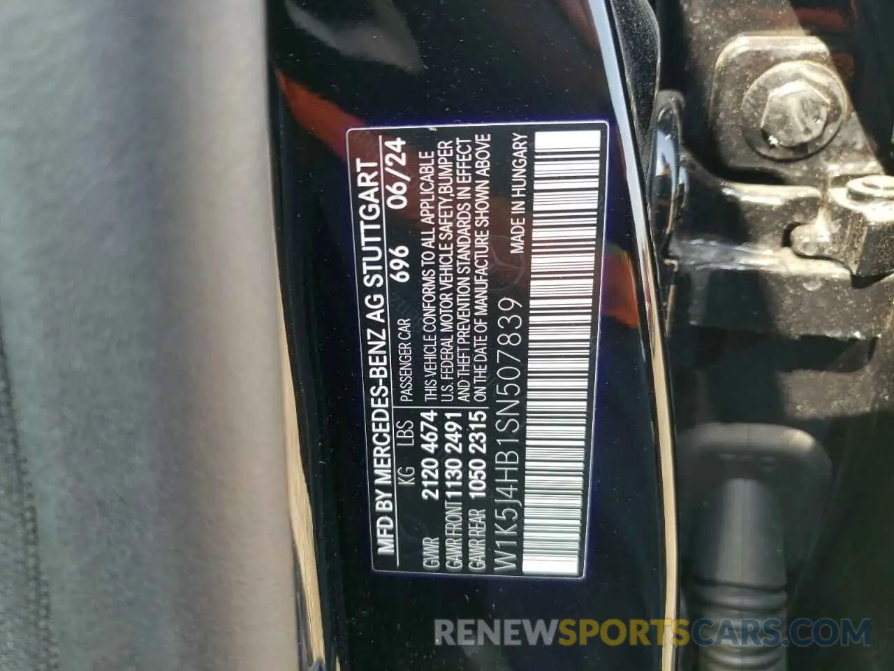 12 fotografías del automóvil dañado W1K5J4HB1SN507839 MERCEDES-BENZ CLA-CLASS 2025