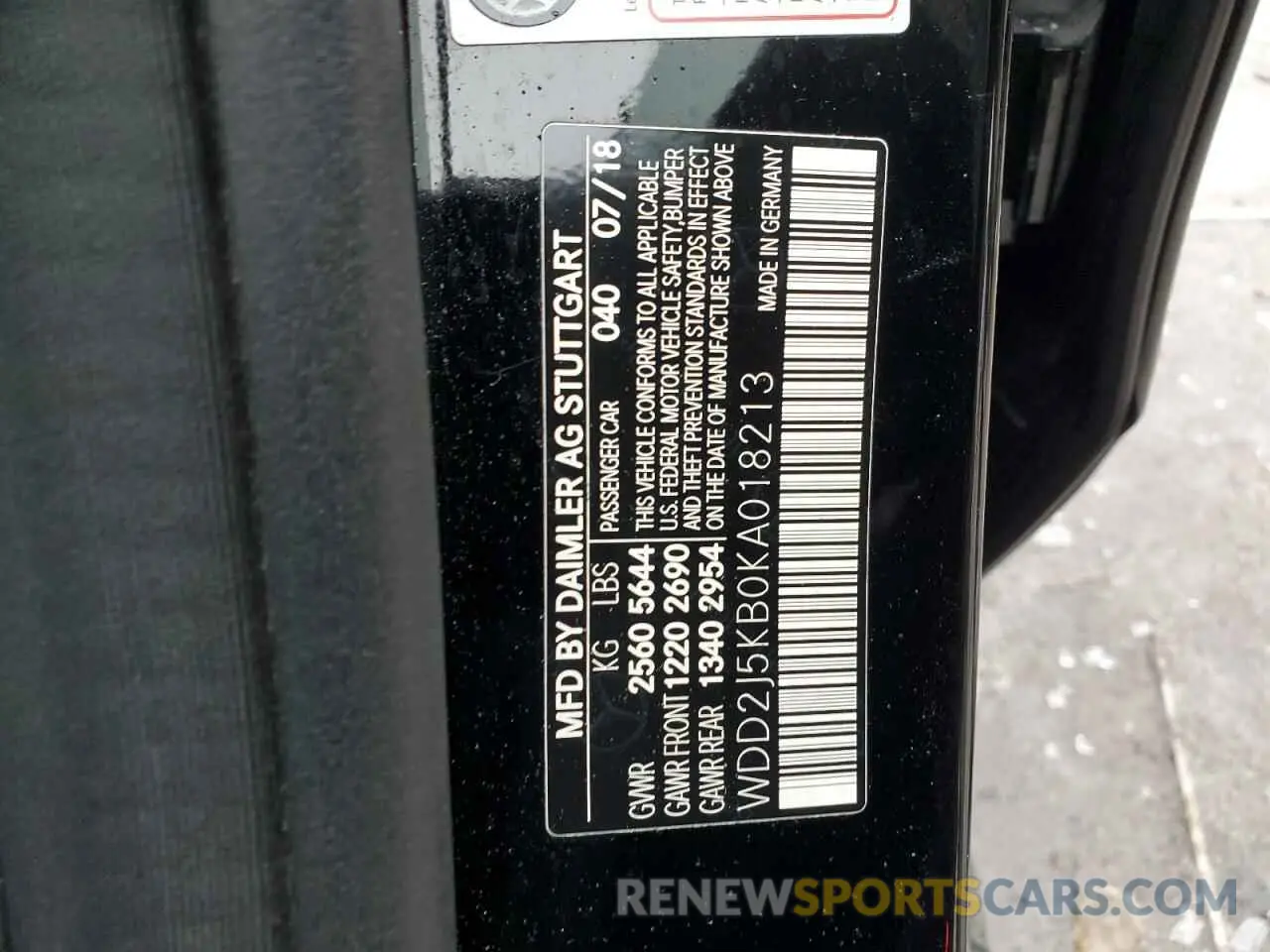 12 fotografías del automóvil dañado WDD2J5KB0KA018213 MERCEDES-BENZ CLC-CLASS 2019