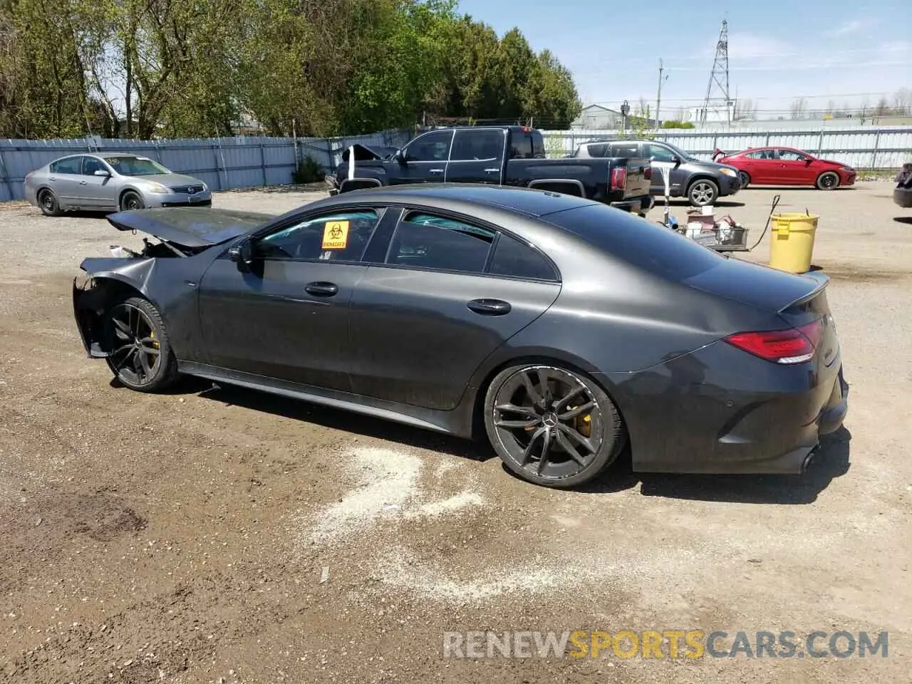 2 fotografías del automóvil dañado WDD2J6BBXKA039611 MERCEDES-BENZ CLC-CLASS 2019
