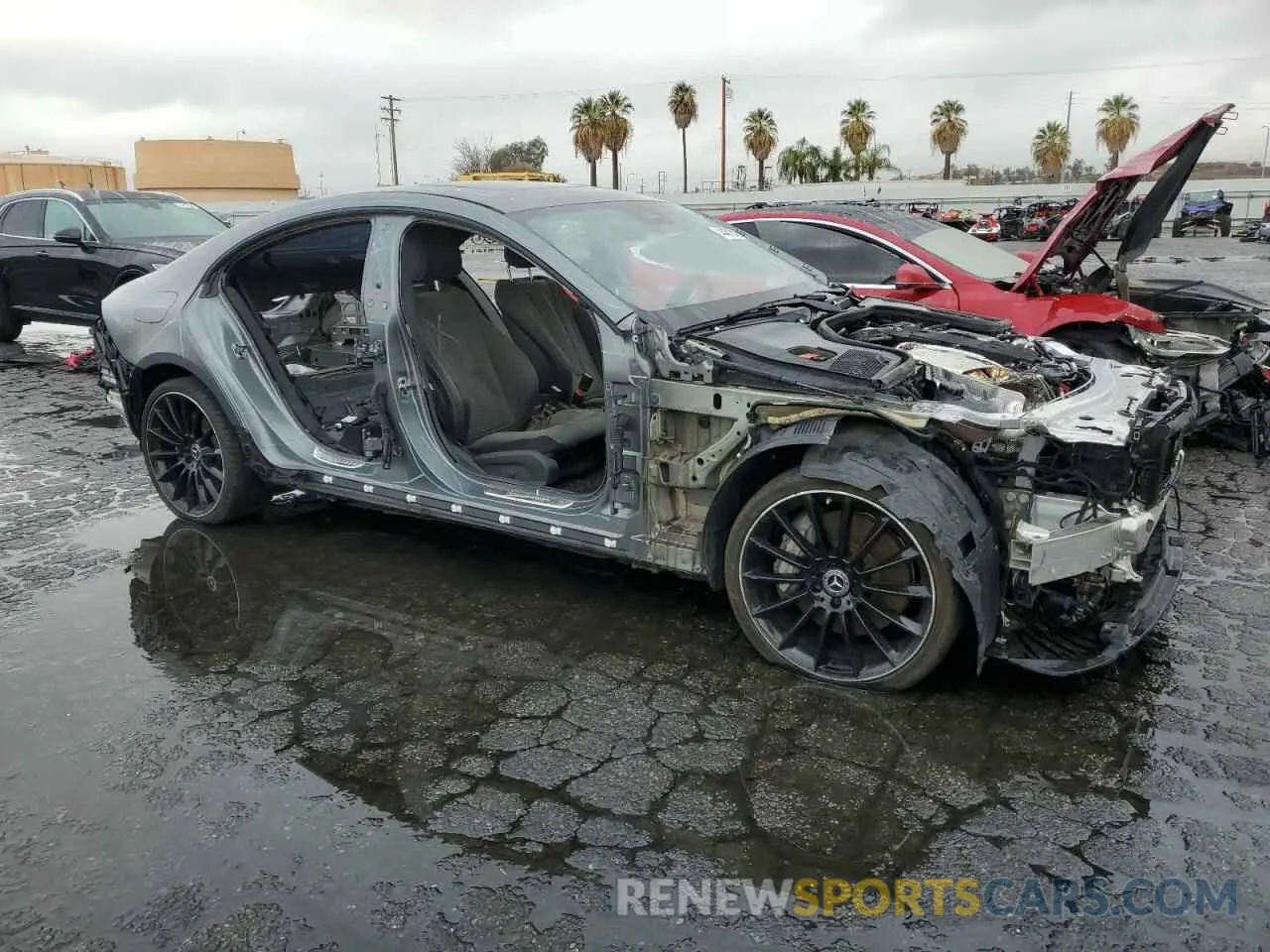 4 fotografías del automóvil dañado W1K2J5JB1MA088288 MERCEDES-BENZ CLC-CLASS 2021
