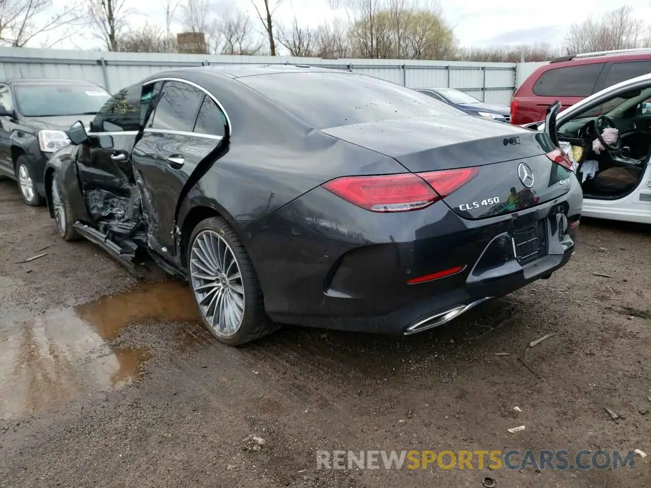 3 fotografías del automóvil dañado W1K2J5KB9NA095411 MERCEDES-BENZ CLC-CLASS 2022