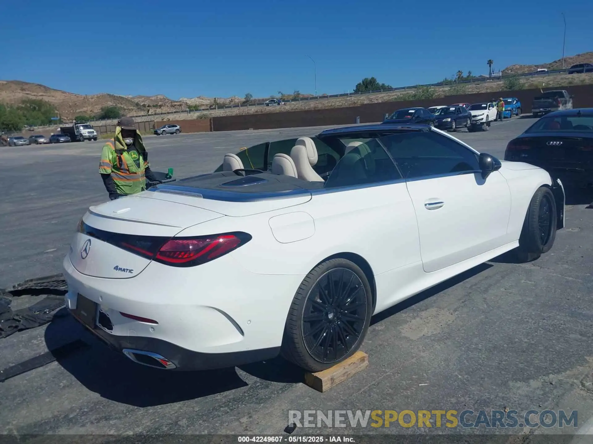 4 fotografías del automóvil dañado W1KMK4HB1RF041634 MERCEDES-BENZ CLE 300 2024