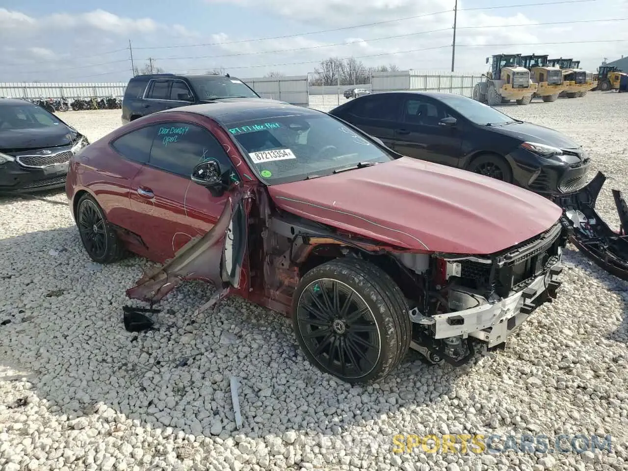 4 fotografías del automóvil dañado W1KMJ4HB9RF024261 MERCEDES-BENZ CLE 300 4M 2024