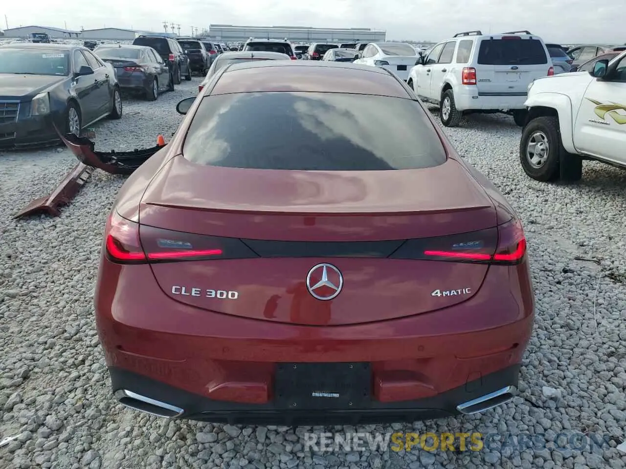 6 fotografías del automóvil dañado W1KMJ4HB9RF024261 MERCEDES-BENZ CLE 300 4M 2024