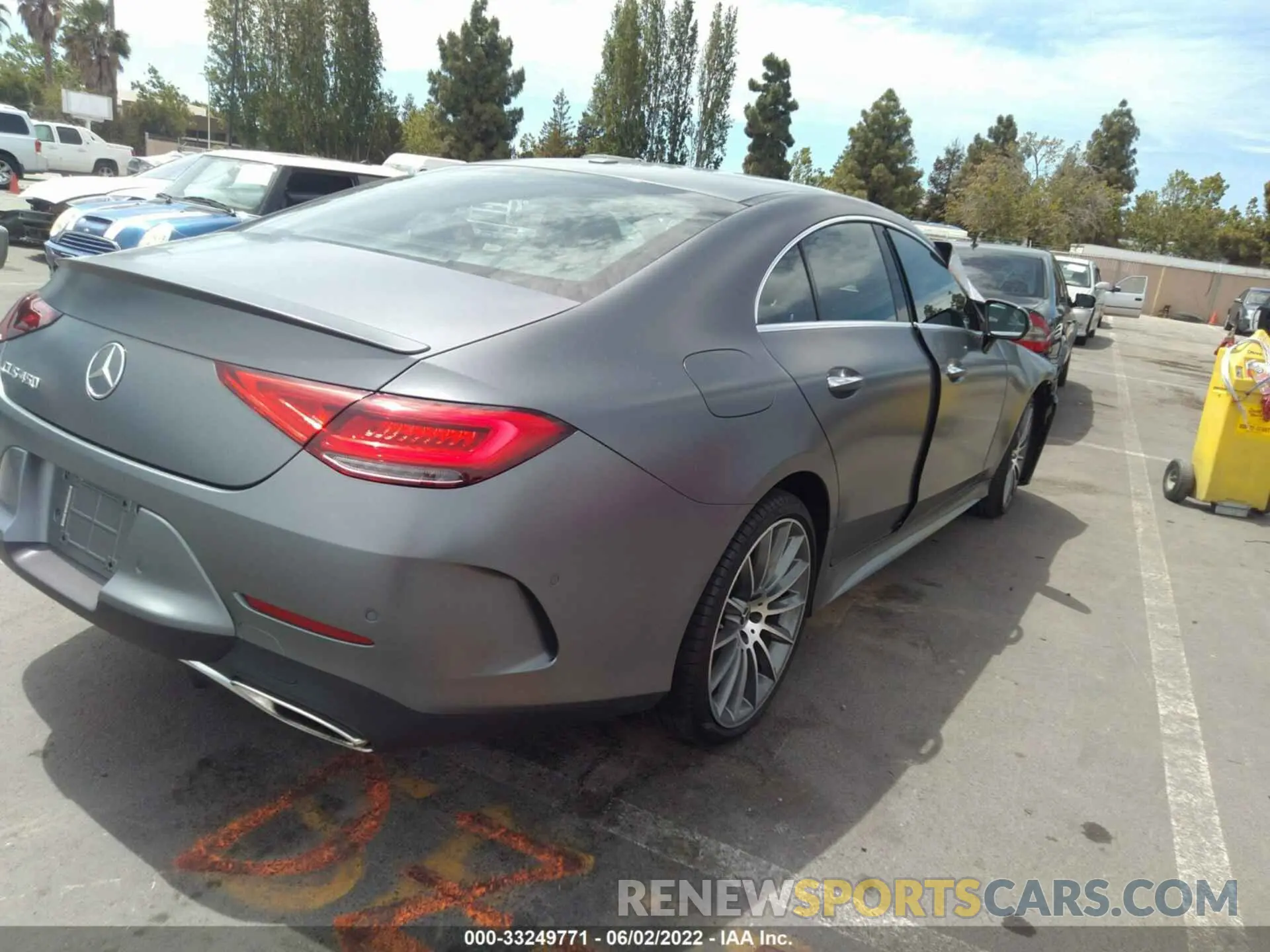 4 fotografías del automóvil dañado WDD2J5JBXKA037711 MERCEDES-BENZ CLS 2019
