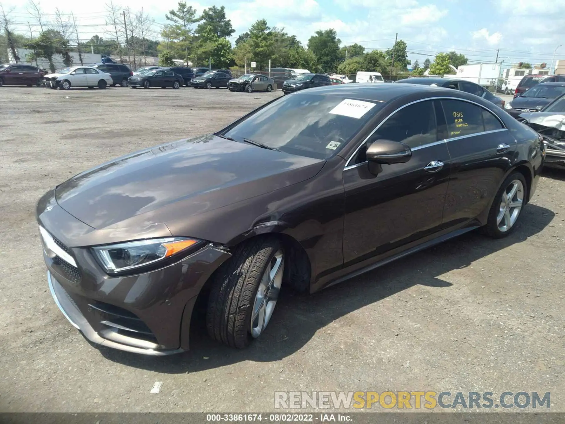 2 fotografías del automóvil dañado WDD2J5KB1KA043816 MERCEDES-BENZ CLS 2019