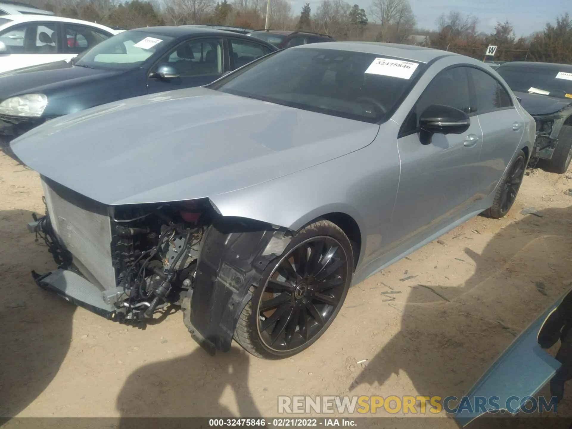 2 fotografías del automóvil dañado WDD2J5JB9LA052413 MERCEDES-BENZ CLS 2020