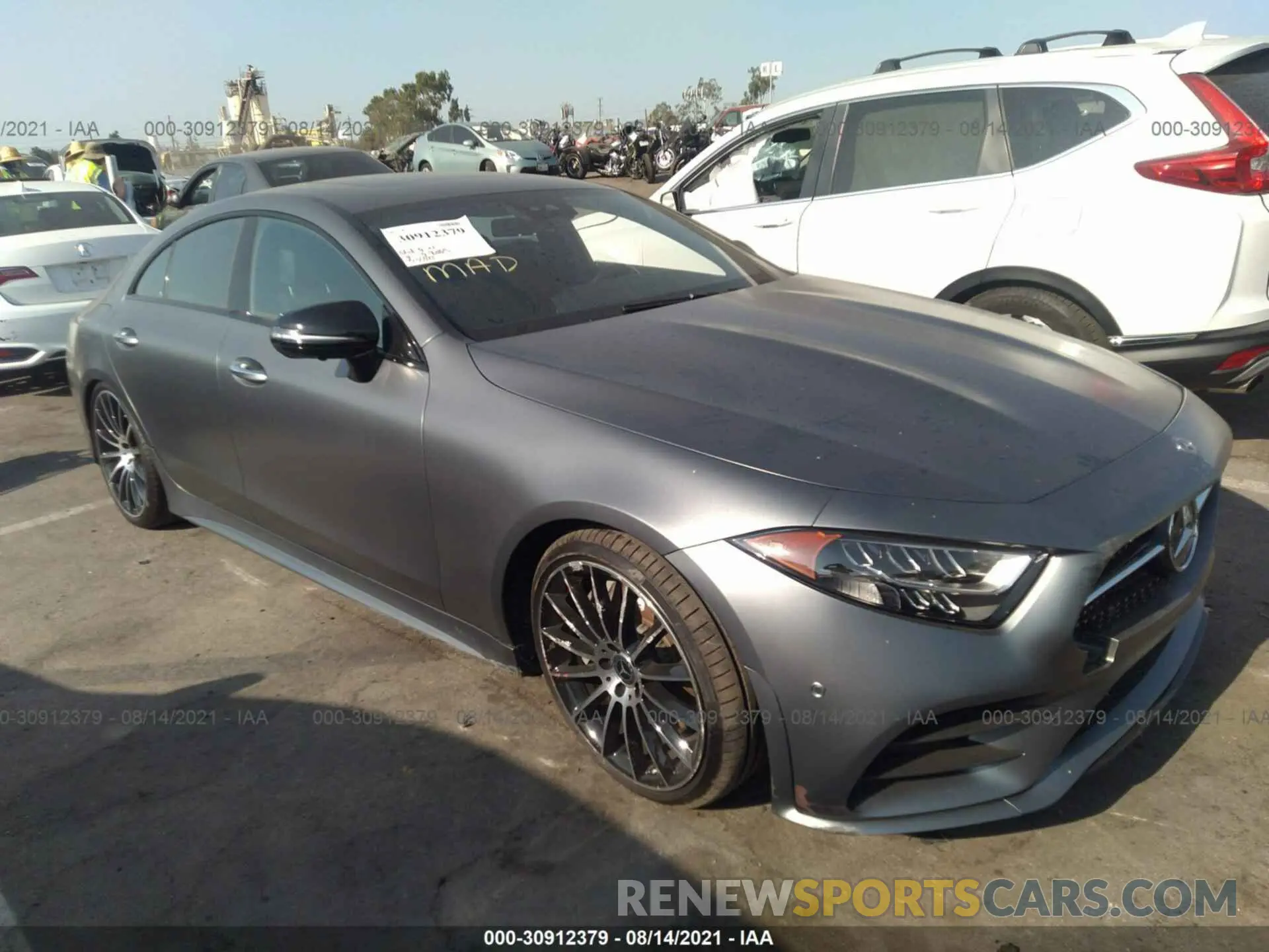 1 fotografías del automóvil dañado W1K2J5JB8MA082830 MERCEDES-BENZ CLS 2021