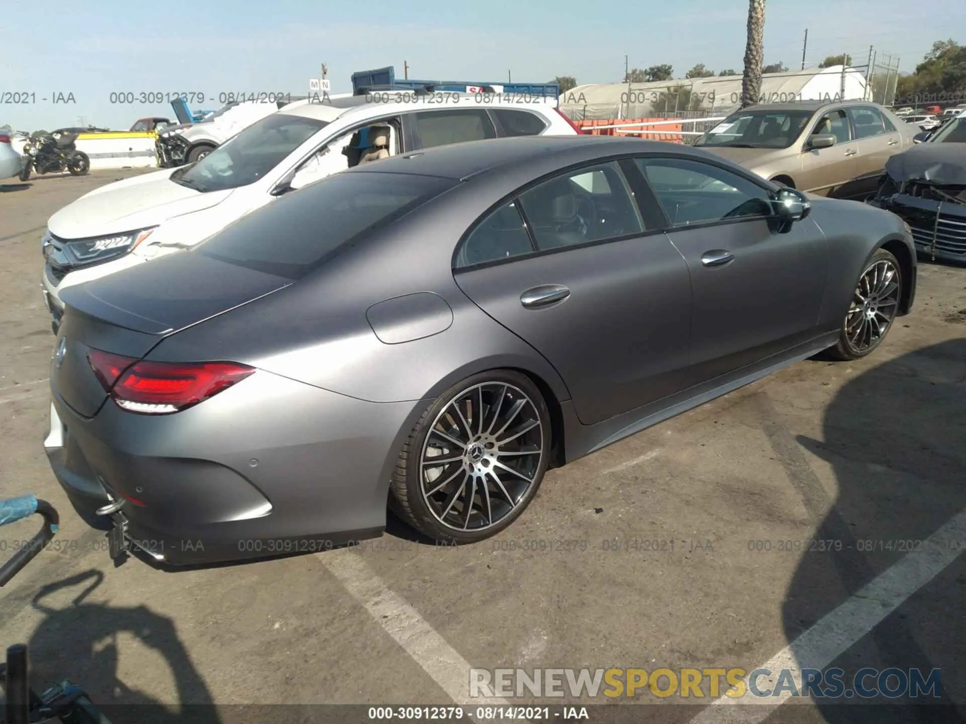 4 fotografías del automóvil dañado W1K2J5JB8MA082830 MERCEDES-BENZ CLS 2021