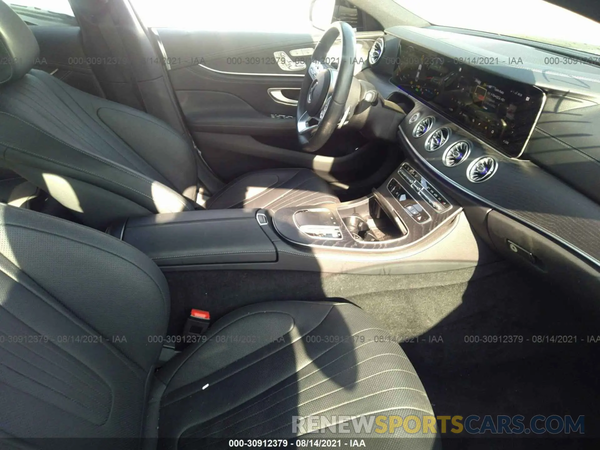 5 fotografías del automóvil dañado W1K2J5JB8MA082830 MERCEDES-BENZ CLS 2021