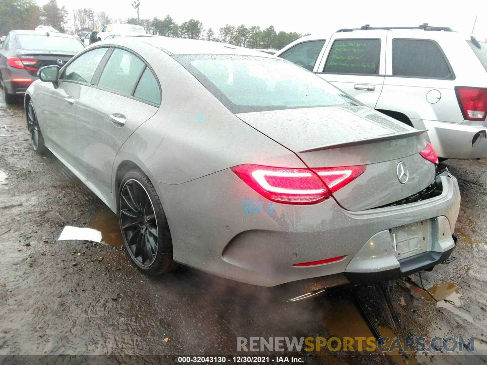 3 fotografías del automóvil dañado W1K2J5KB6MA089337 MERCEDES-BENZ CLS 2021