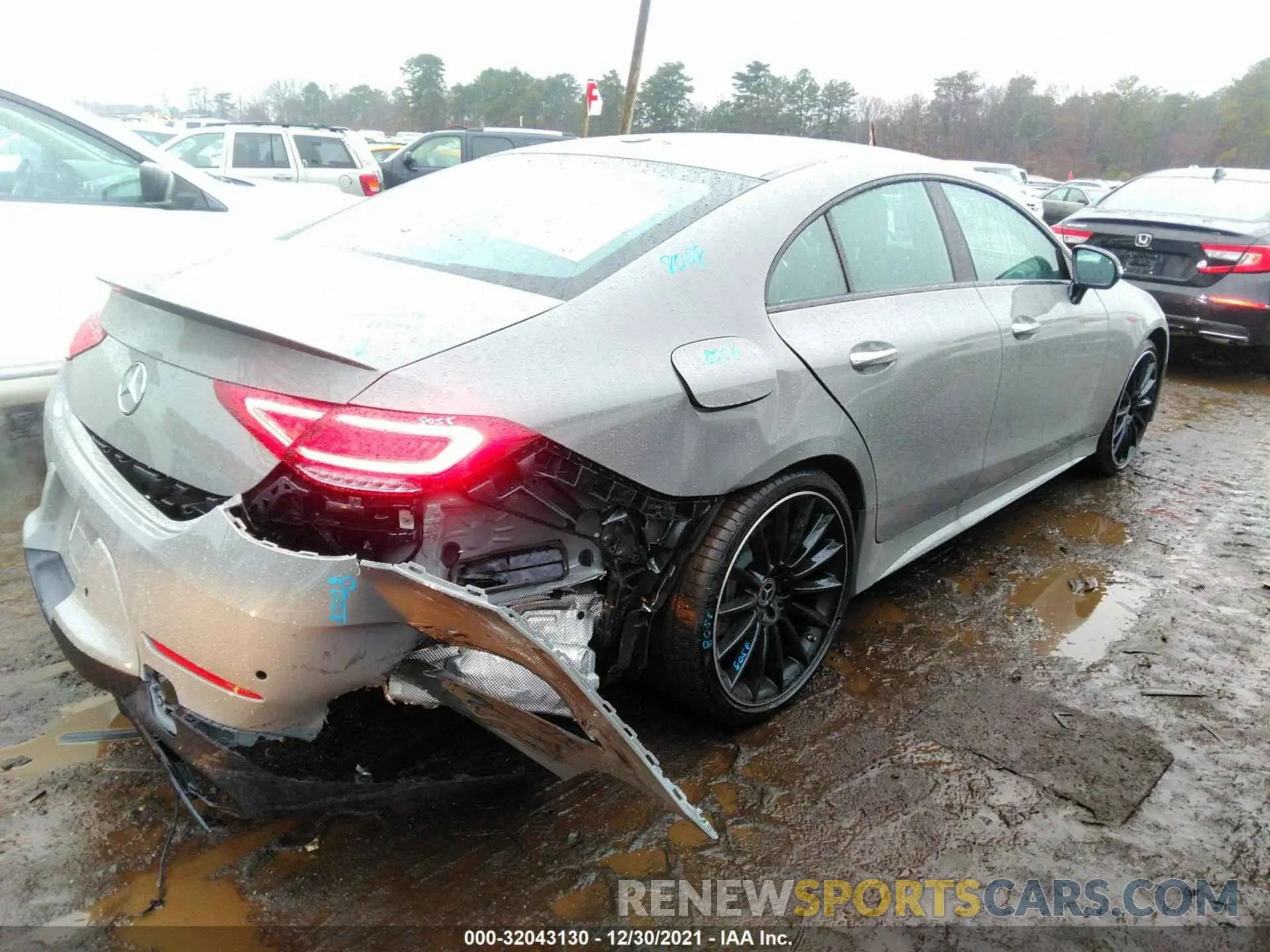 4 fotografías del automóvil dañado W1K2J5KB6MA089337 MERCEDES-BENZ CLS 2021