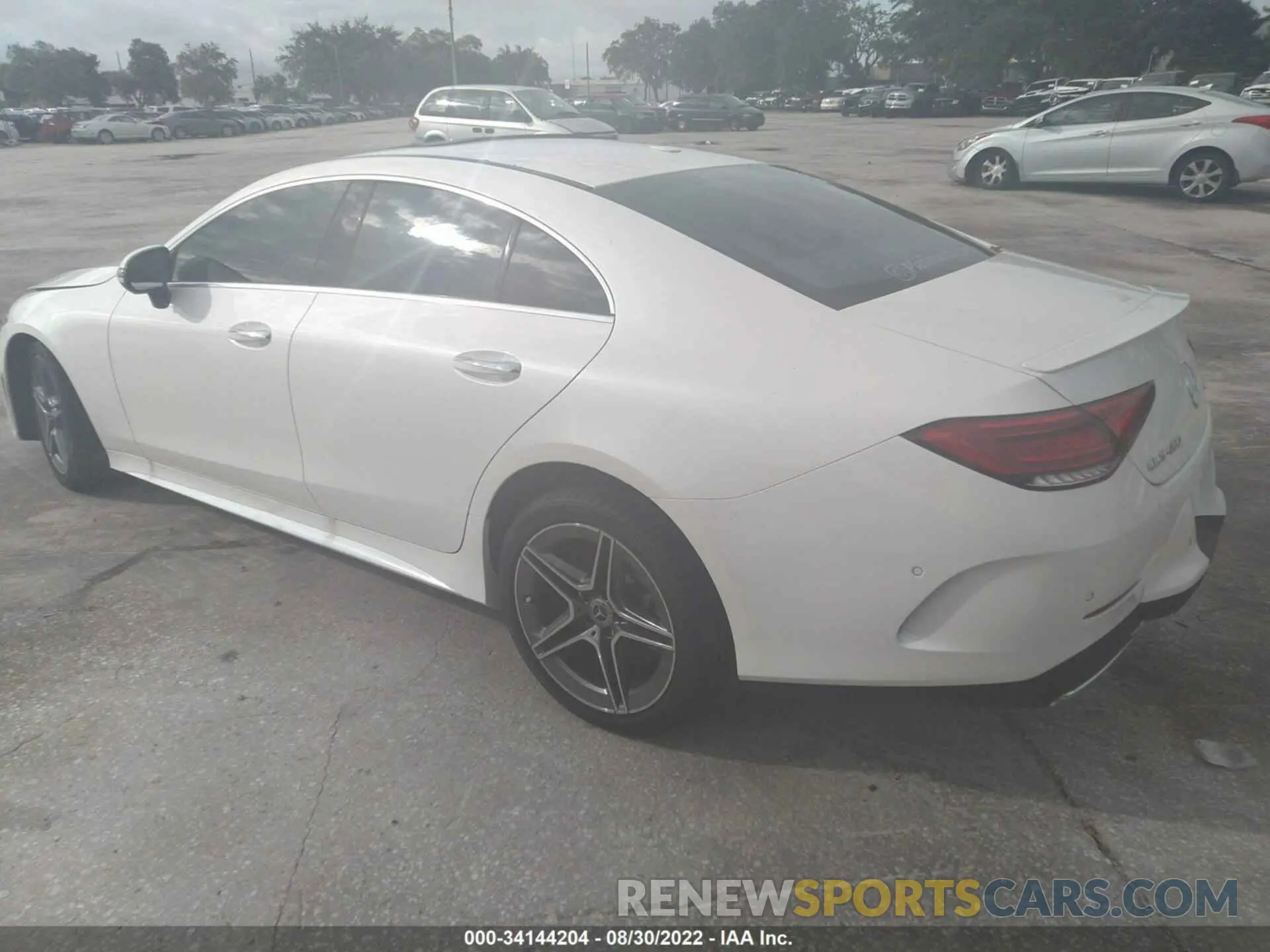 3 fotografías del automóvil dañado W1K2J5KB3NA097042 MERCEDES-BENZ CLS 2022