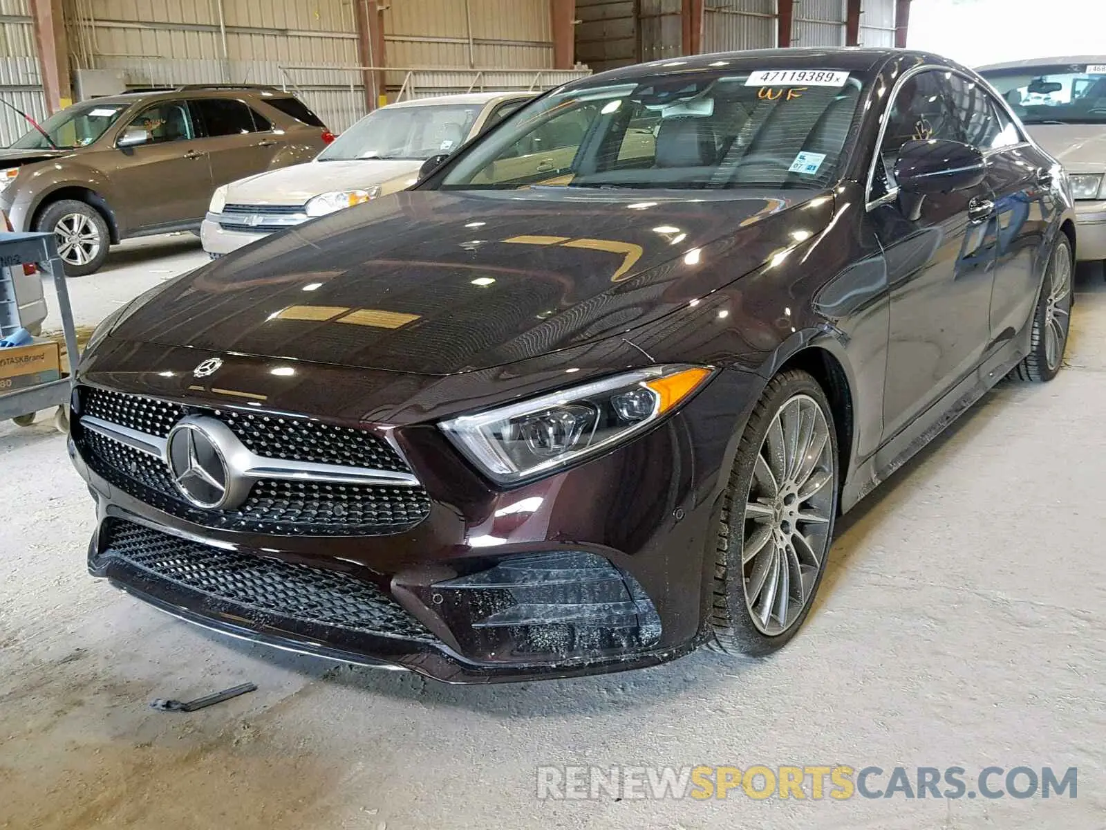 2 fotografías del automóvil dañado WDD2J5JB1KA043493 MERCEDES-BENZ CLS 450 2019