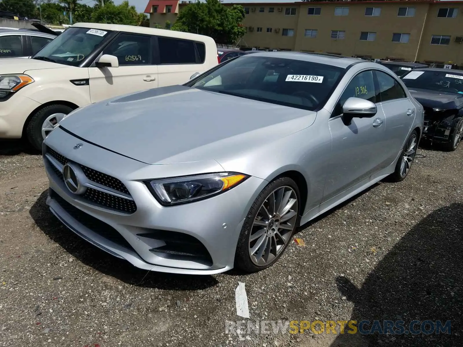 2 fotografías del automóvil dañado WDD2J5JB3KA035198 MERCEDES-BENZ CLS 450 2019