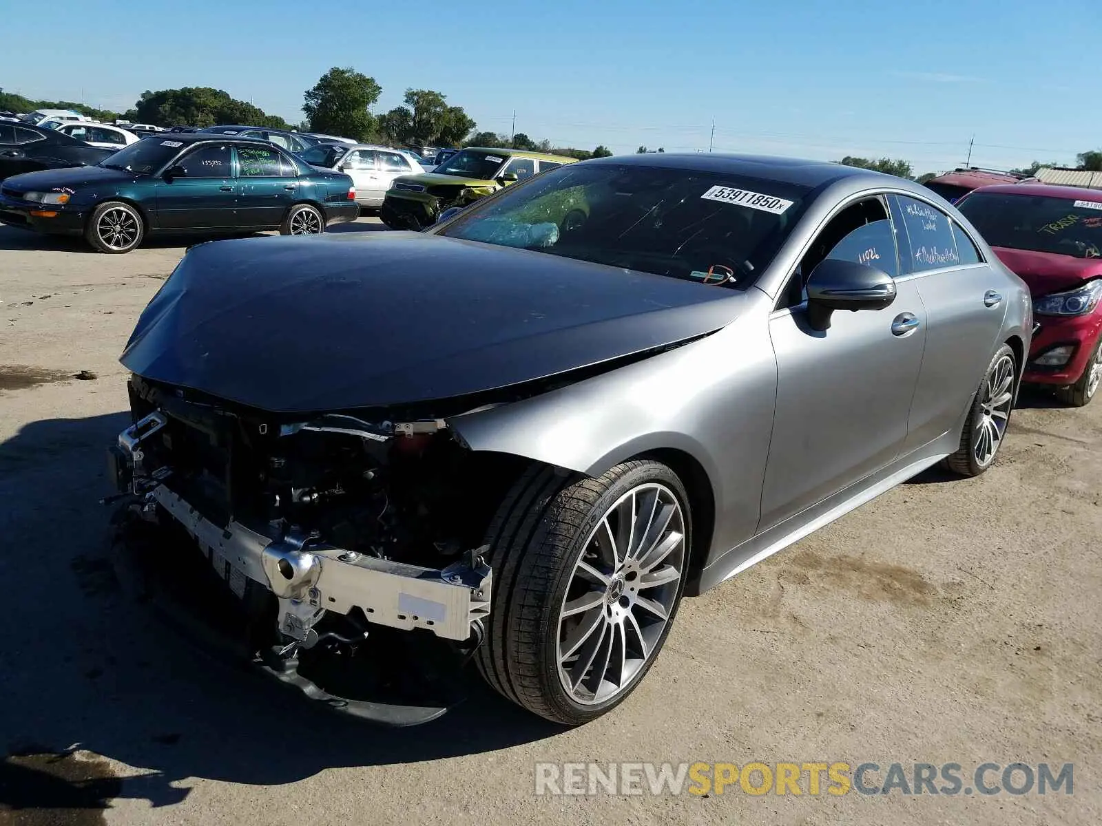 2 fotografías del automóvil dañado WDD2J5JB4KA042550 MERCEDES-BENZ CLS 450 2019