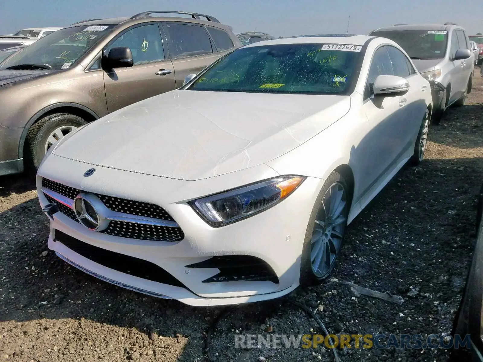 2 fotografías del automóvil dañado WDD2J5JB6KA027841 MERCEDES-BENZ CLS 450 2019