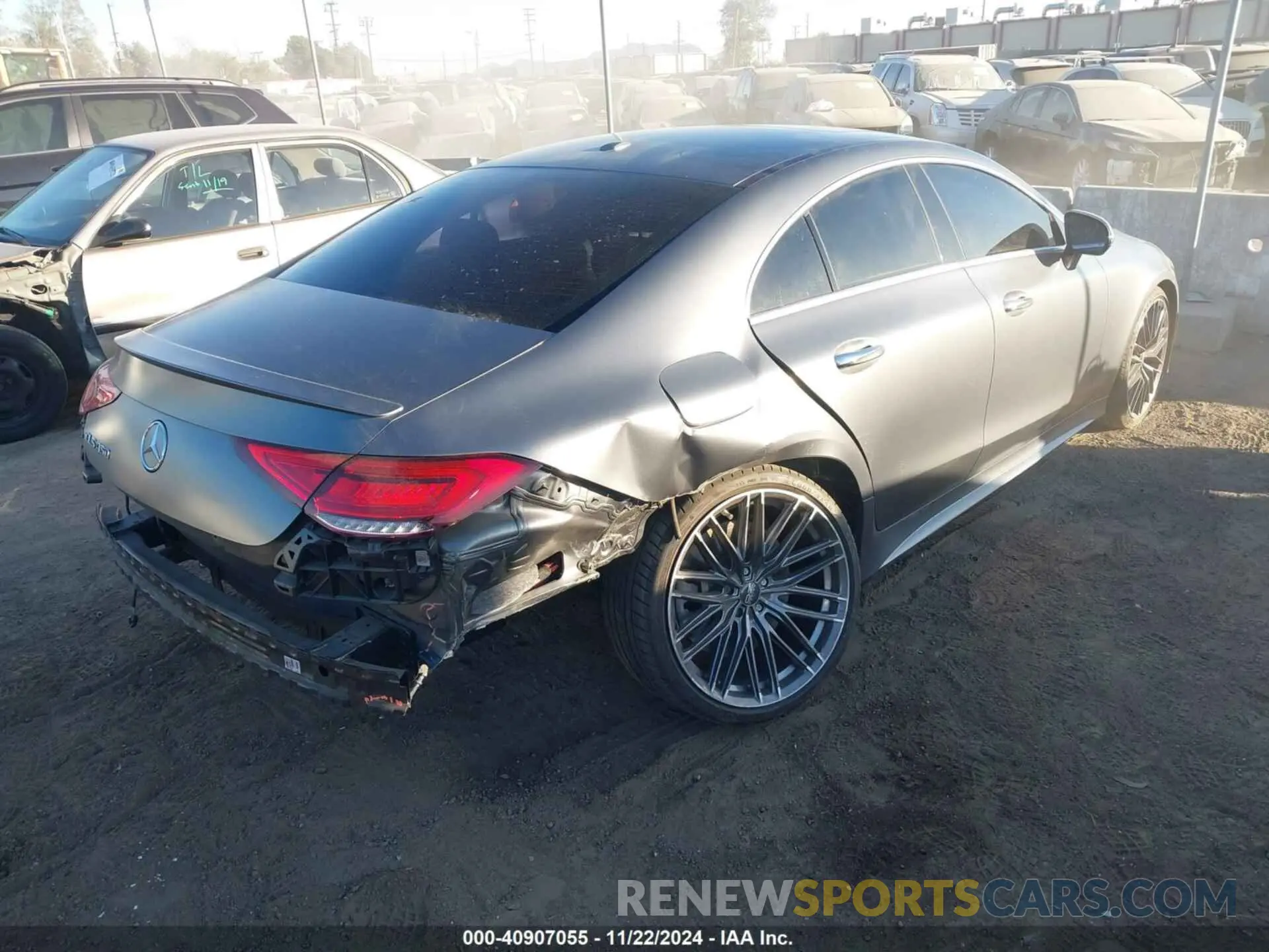 4 fotografías del automóvil dañado WDD2J5JB8KA008868 MERCEDES-BENZ CLS 450 2019