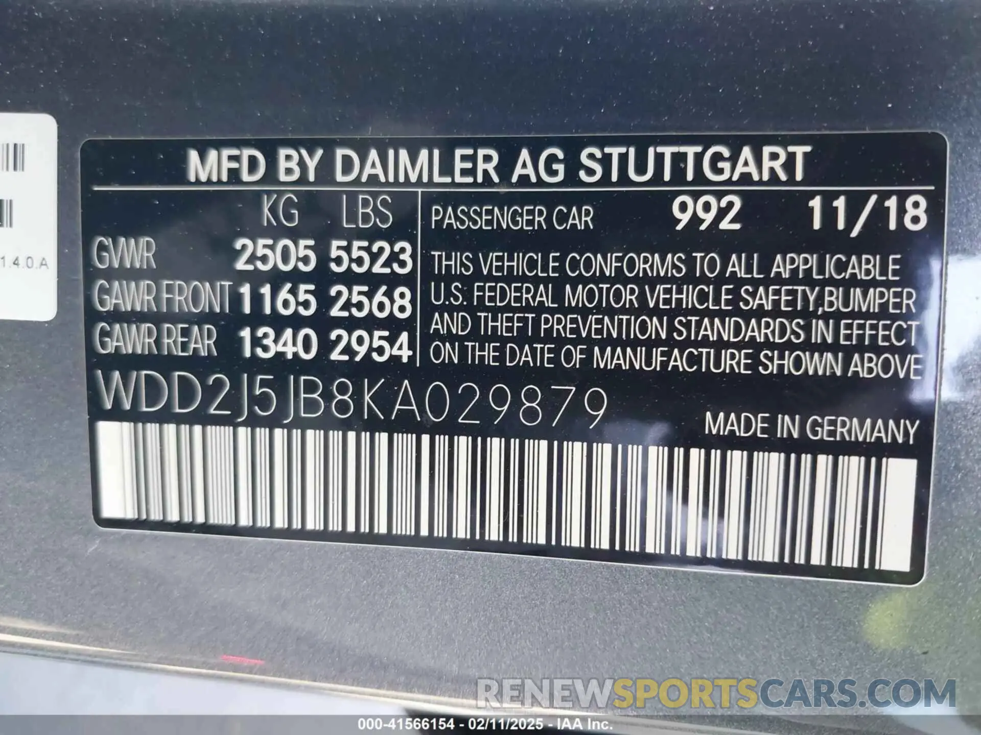 9 fotografías del automóvil dañado WDD2J5JB8KA029879 MERCEDES-BENZ CLS 450 2019