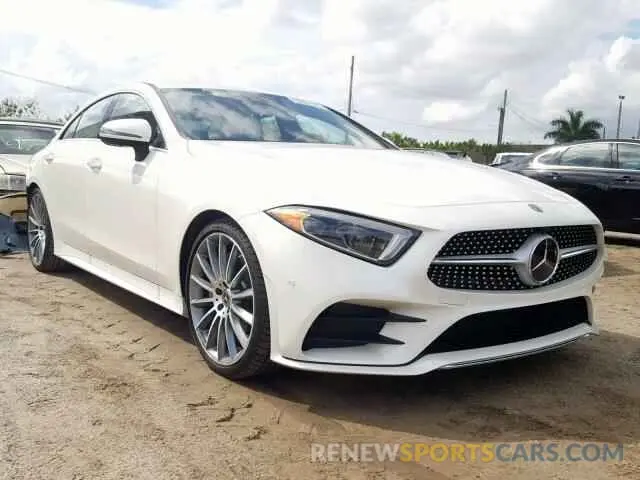 1 fotografías del automóvil dañado WDD2J5JB9KA027655 MERCEDES-BENZ CLS 450 2019