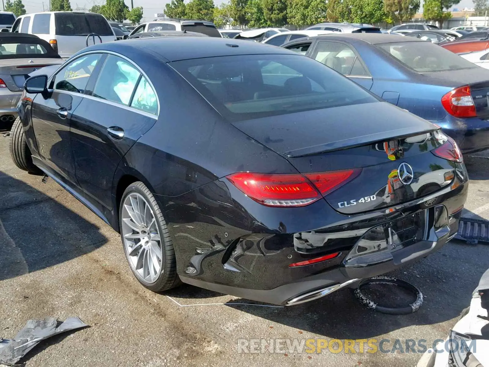 3 fotografías del automóvil dañado WDD2J5JB9KA040471 MERCEDES-BENZ CLS 450 2019
