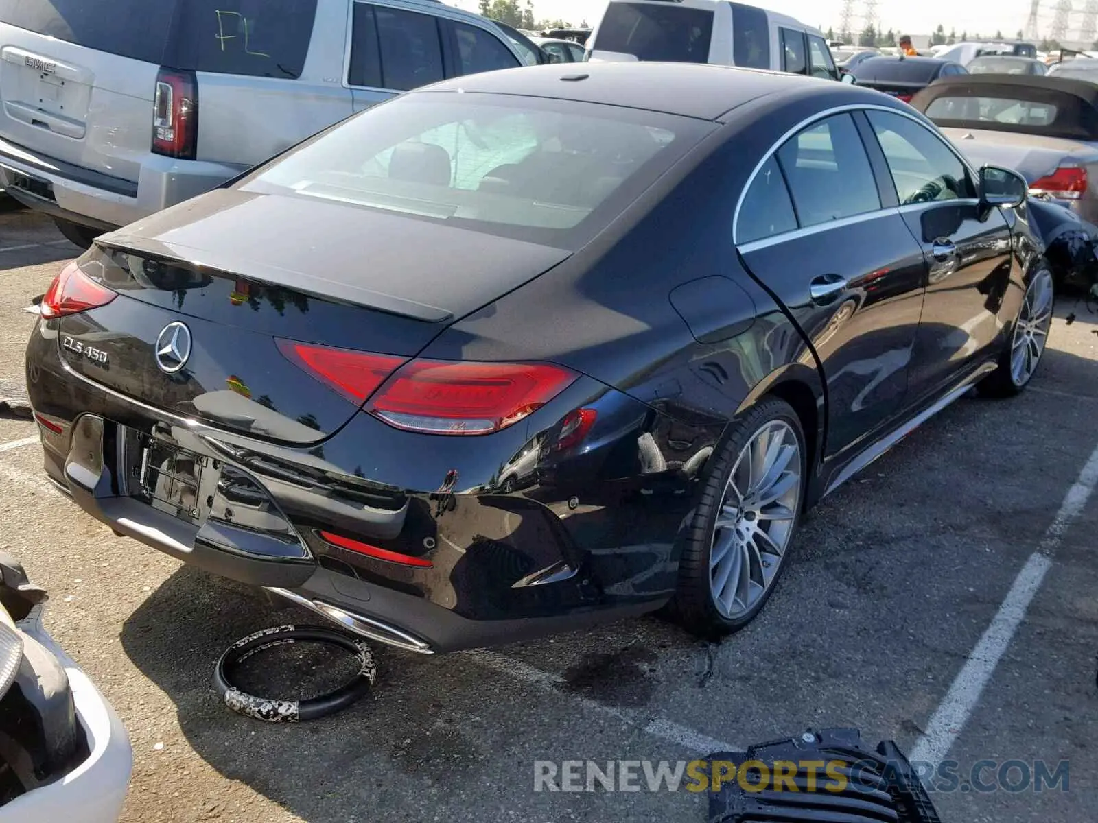 4 fotografías del automóvil dañado WDD2J5JB9KA040471 MERCEDES-BENZ CLS 450 2019