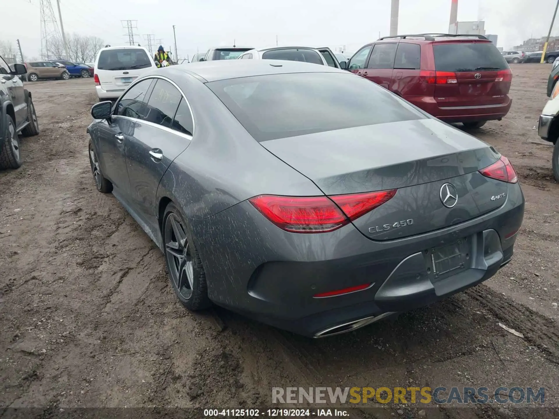 3 fotografías del automóvil dañado WDD2J5KB5KA035749 MERCEDES-BENZ CLS 450 2019