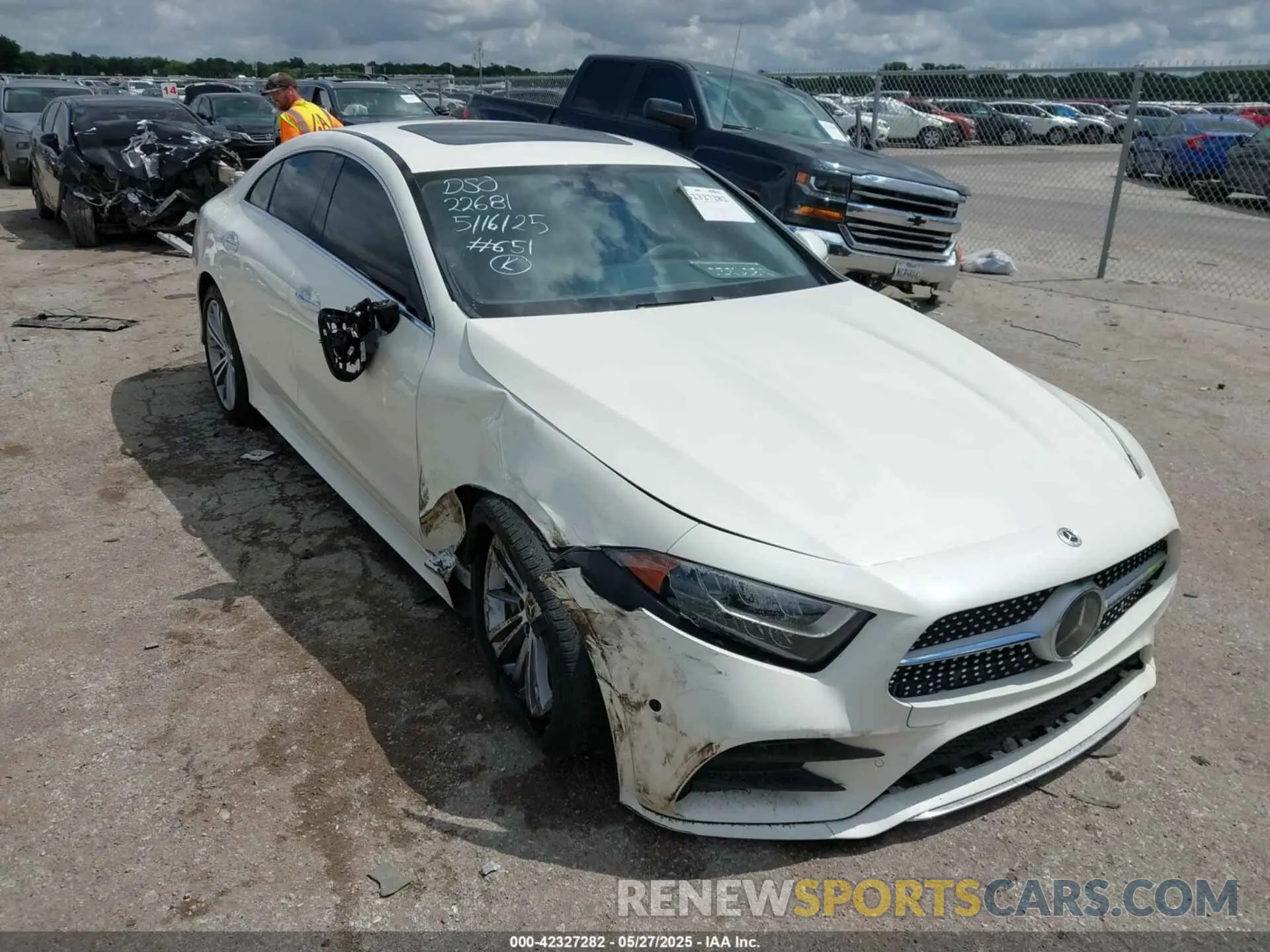 1 fotografías del automóvil dañado W1K2J5JBXLA073772 MERCEDES-BENZ CLS 450 2020