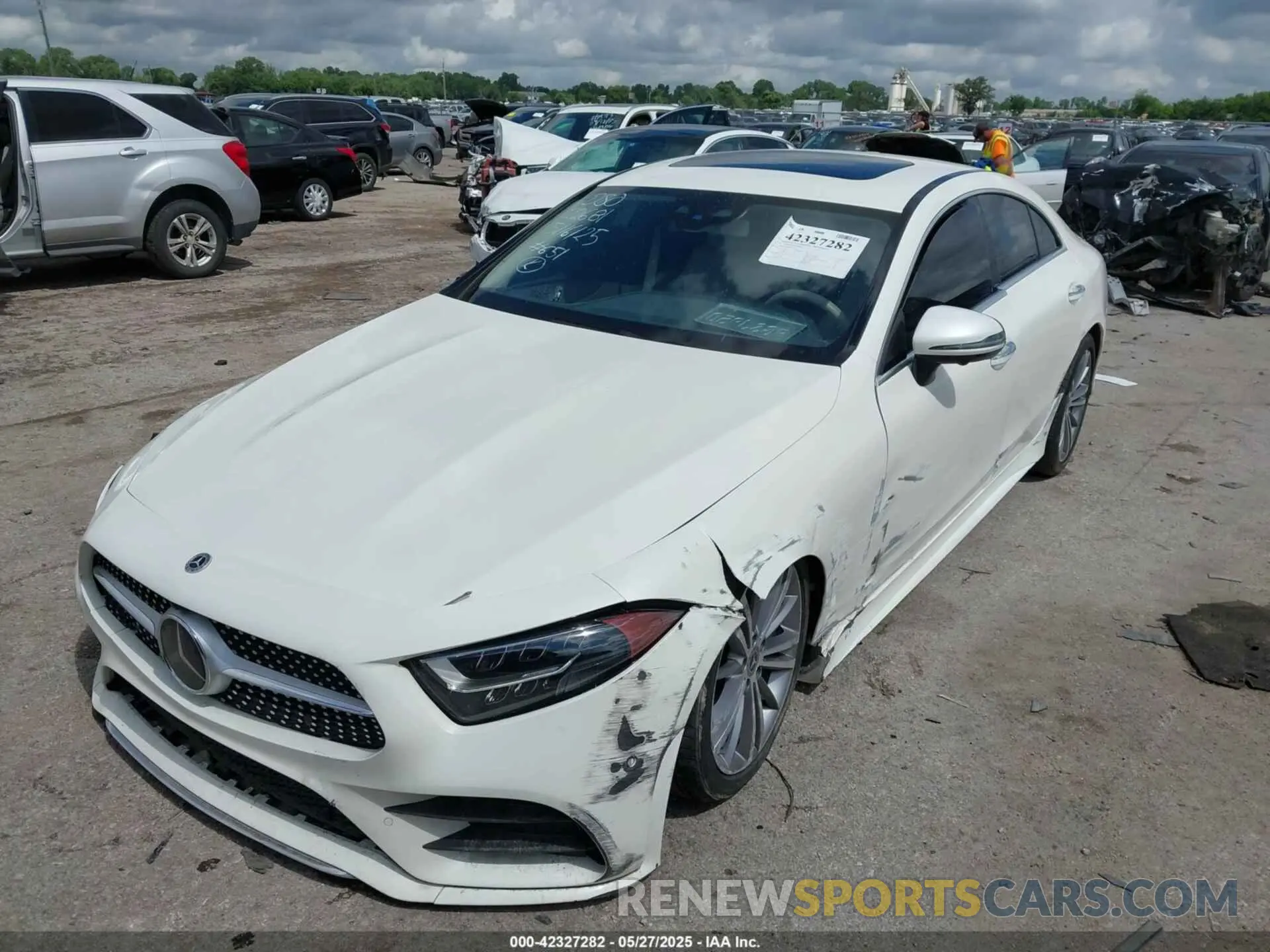 2 fotografías del automóvil dañado W1K2J5JBXLA073772 MERCEDES-BENZ CLS 450 2020