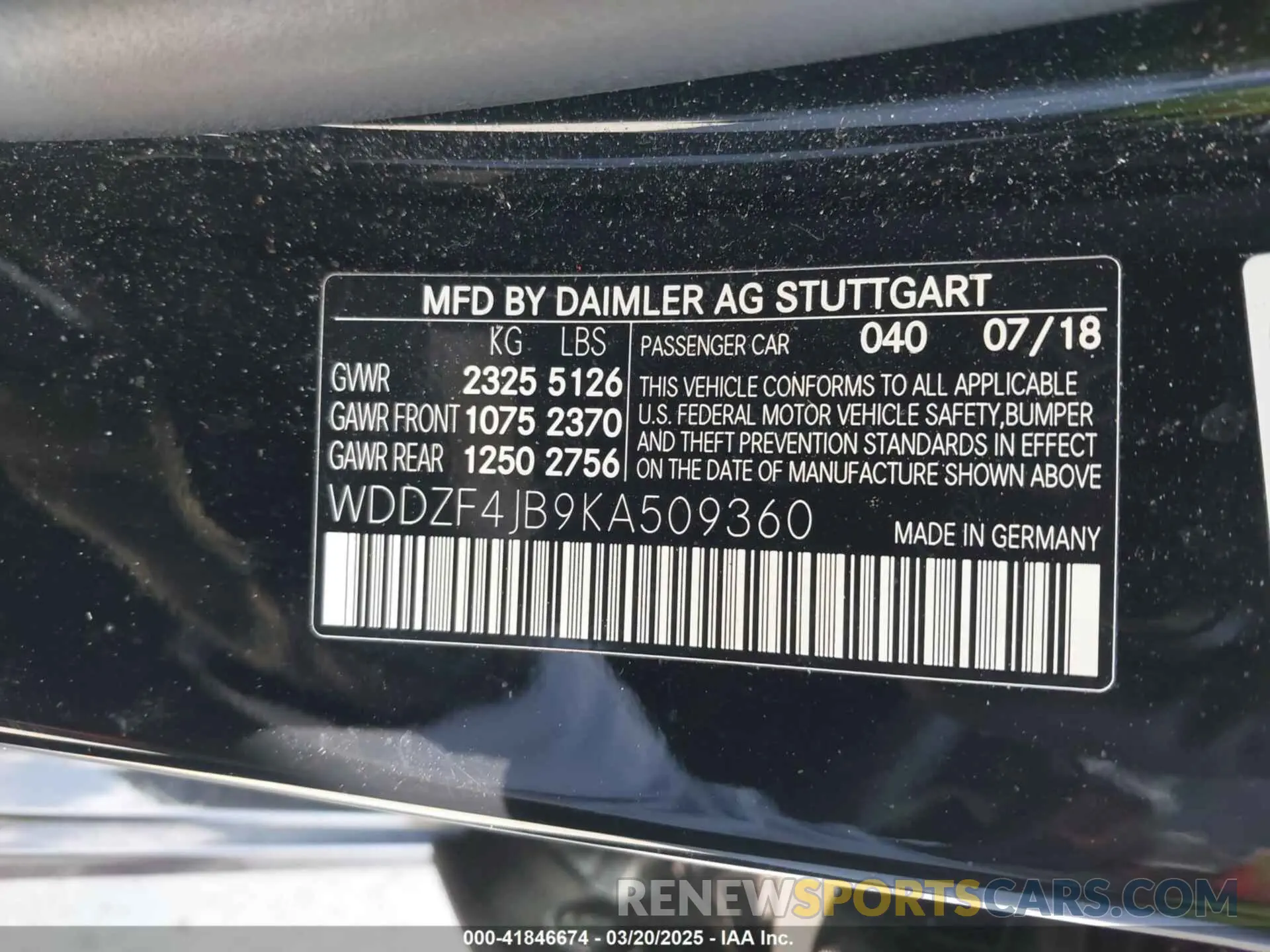 9 fotografías del automóvil dañado WDDZF4JB9KA509360 MERCEDES-BENZ E 300 2019