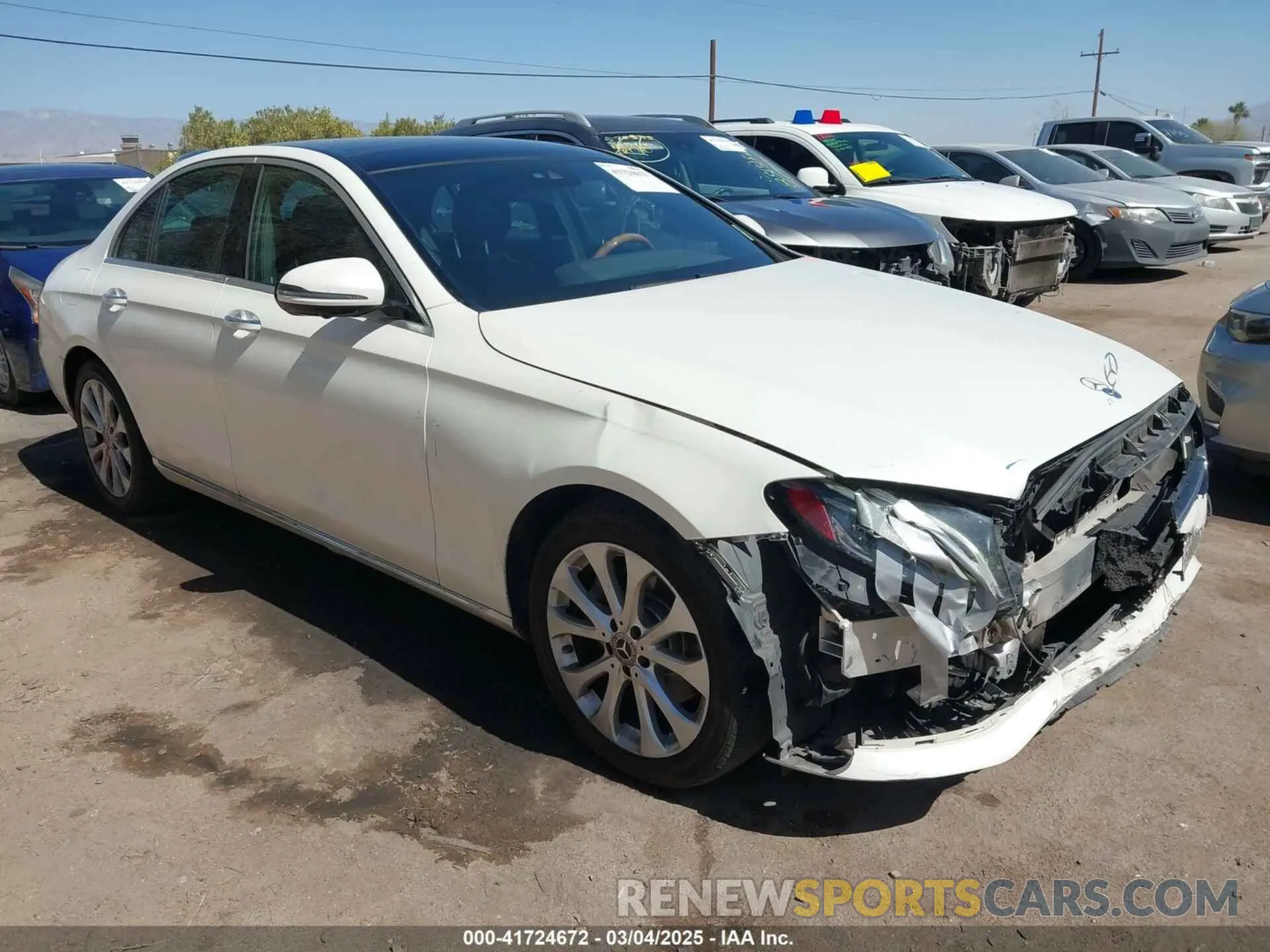 6 fotografías del automóvil dañado WDDZF4JBXKA597397 MERCEDES-BENZ E 300 2019