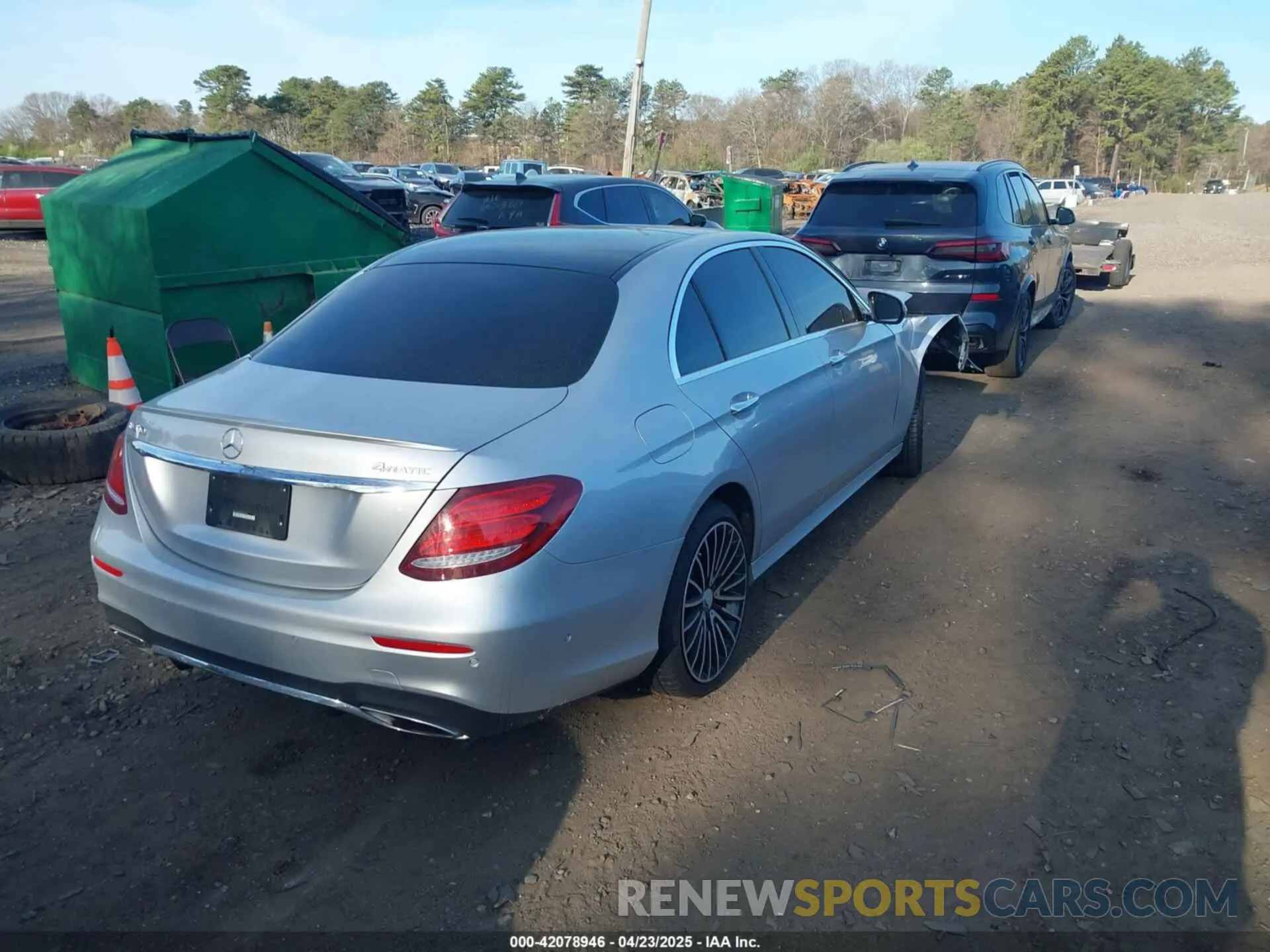 4 fotografías del automóvil dañado WDDZF4KB0KA588433 MERCEDES-BENZ E 300 2019