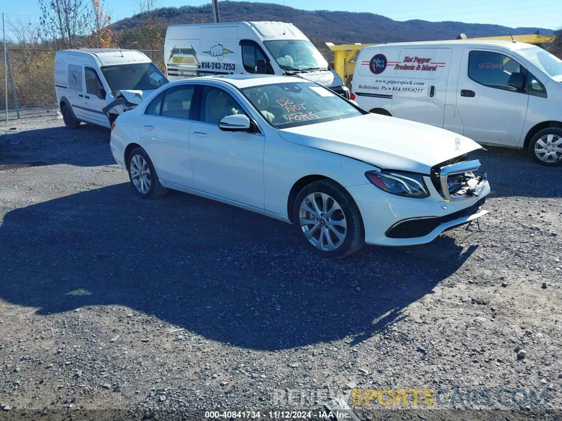 1 fotografías del automóvil dañado WDDZF4KB1KA512591 MERCEDES-BENZ E 300 2019