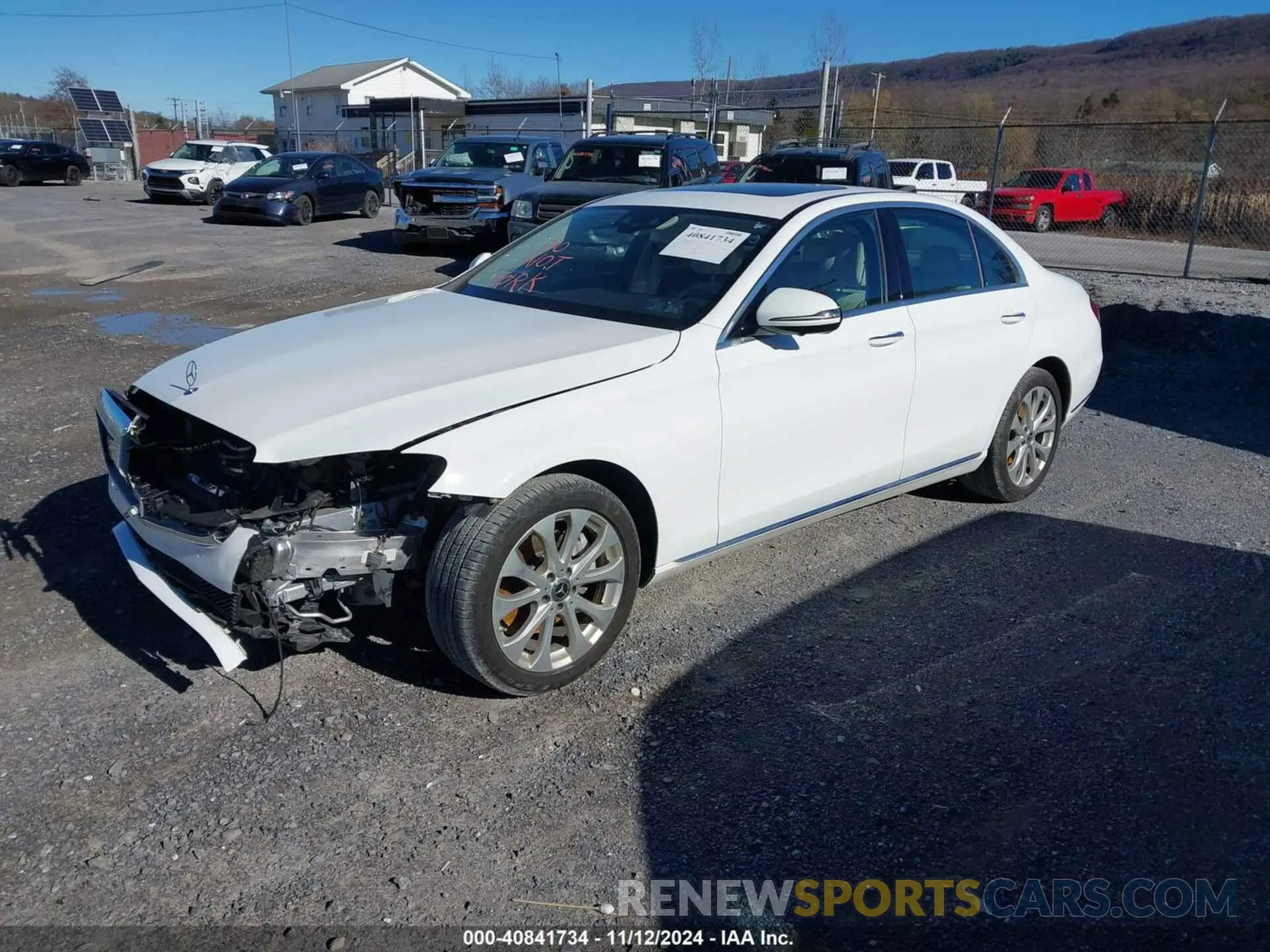 2 fotografías del automóvil dañado WDDZF4KB1KA512591 MERCEDES-BENZ E 300 2019