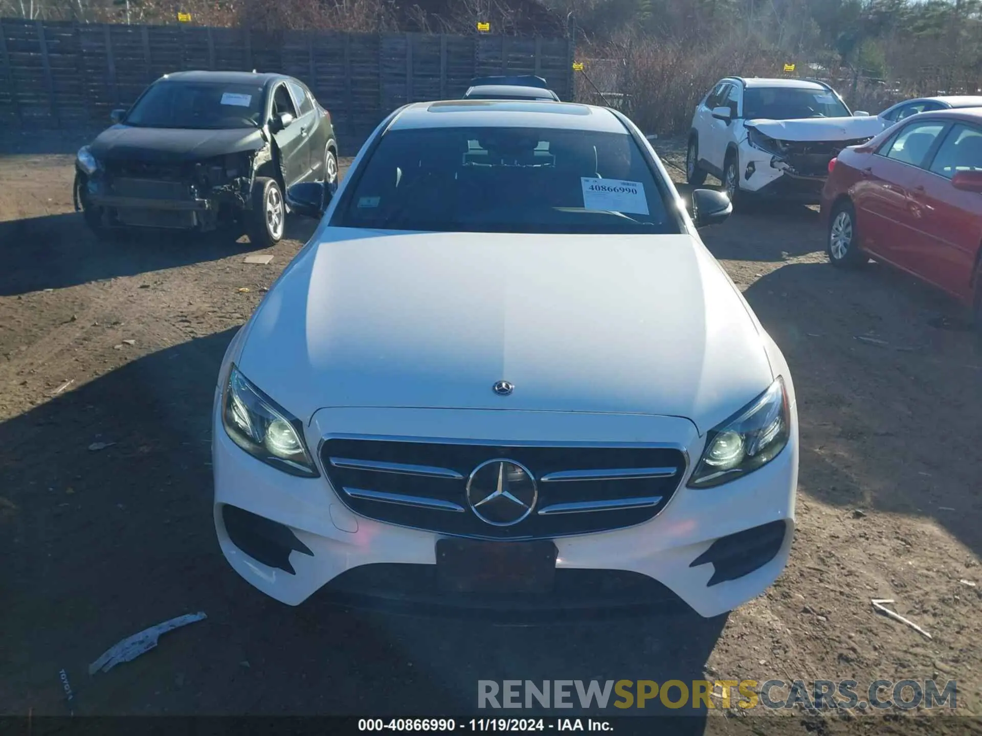12 fotografías del automóvil dañado WDDZF4KB1KA551388 MERCEDES-BENZ E 300 2019