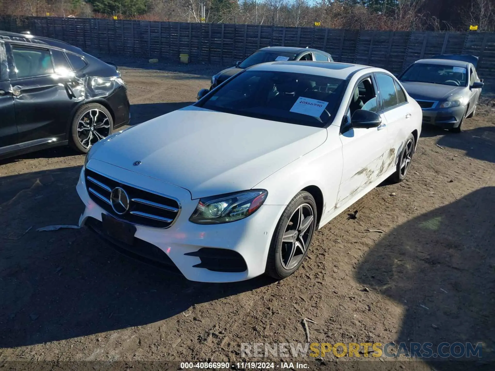 2 fotografías del automóvil dañado WDDZF4KB1KA551388 MERCEDES-BENZ E 300 2019