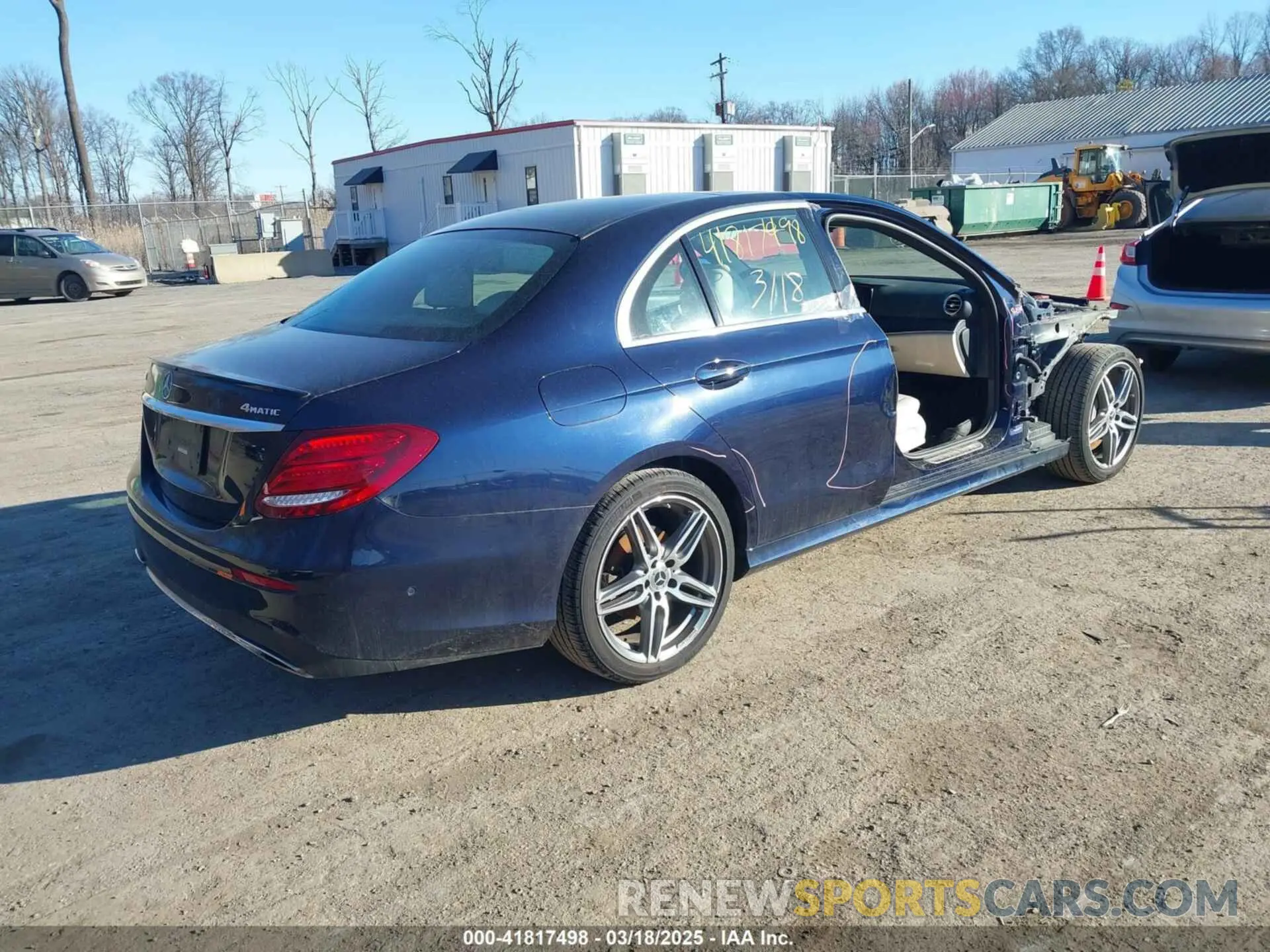4 fotografías del automóvil dañado WDDZF4KB8KA592634 MERCEDES-BENZ E 300 2019